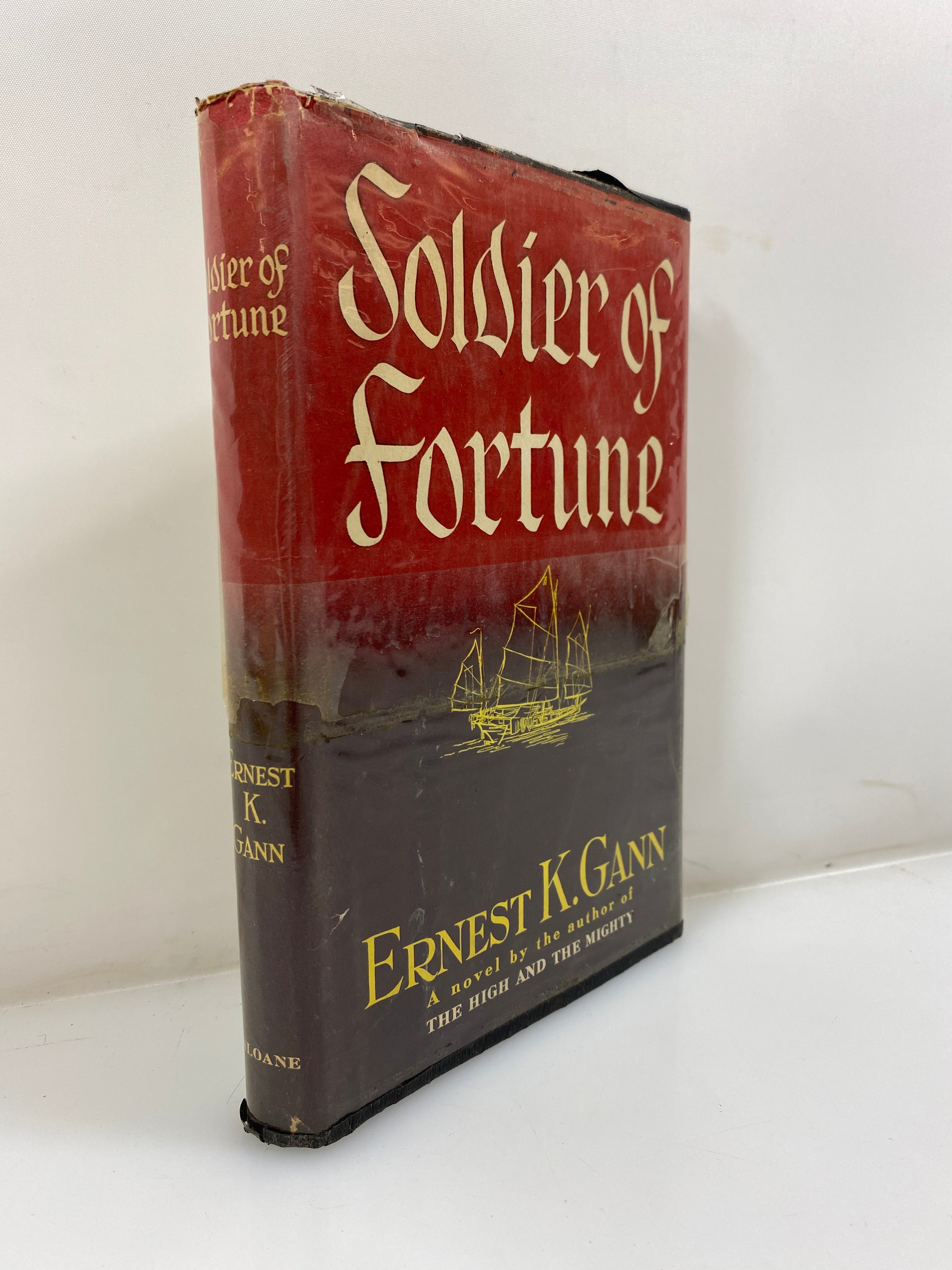 Soldier of Fortune by Gann Ex-Library 1954 HCDJ