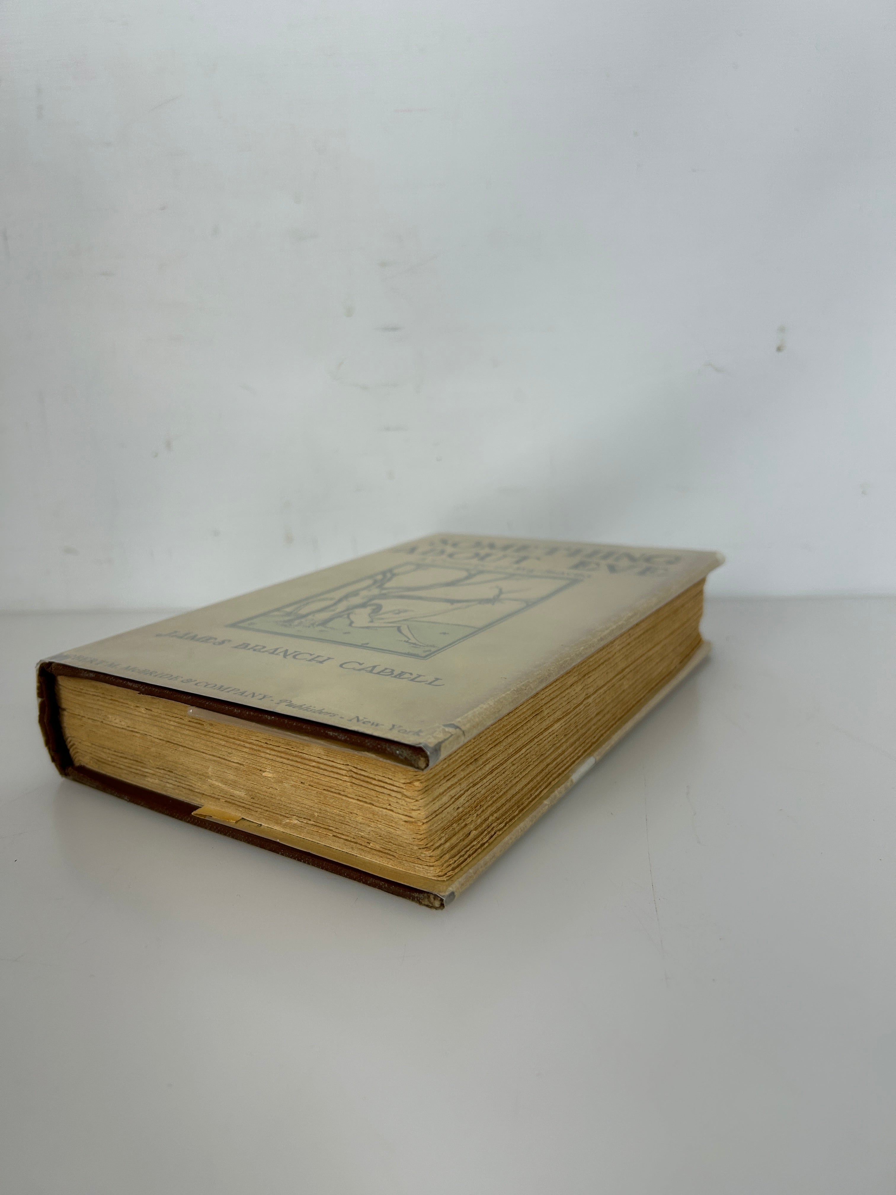 Something About Eve A Comedy of Fig Leaves by Cabell 1927 1st Ed 4th Print HCDJ