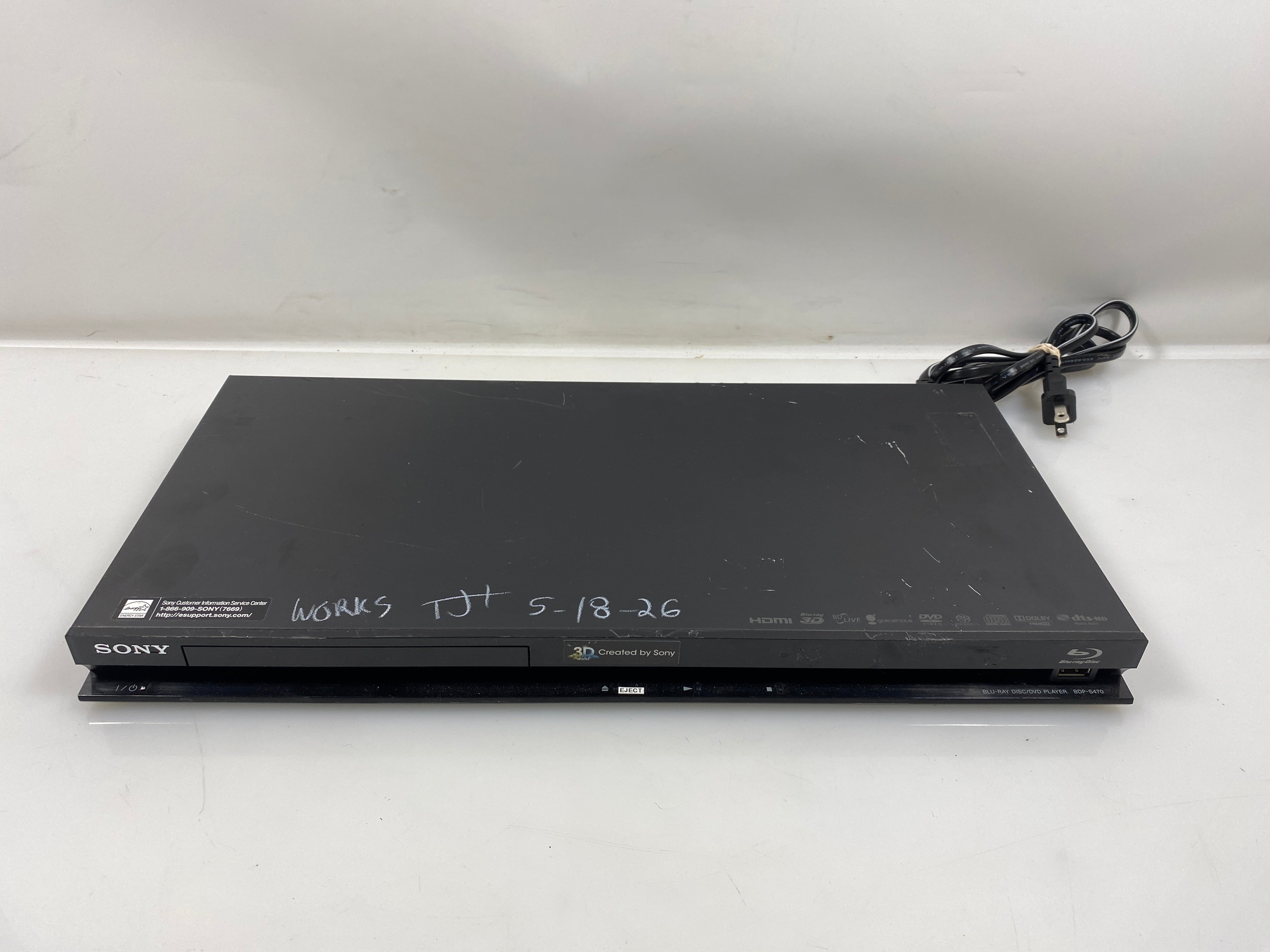 Sony BDP-S470 3D Blu-Ray Player