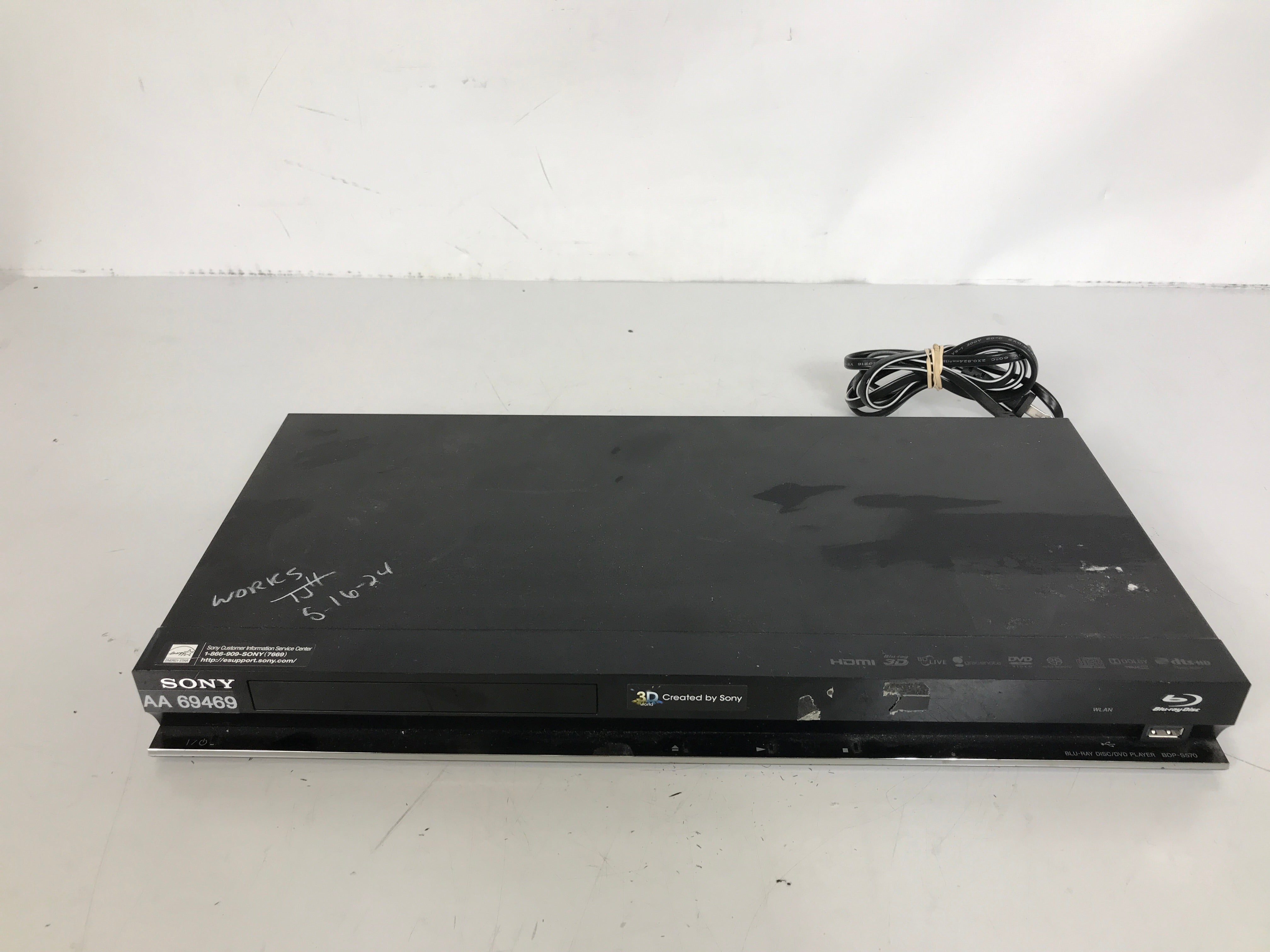 Sony BDP-S570 Blu-ray Disc/DVD Player