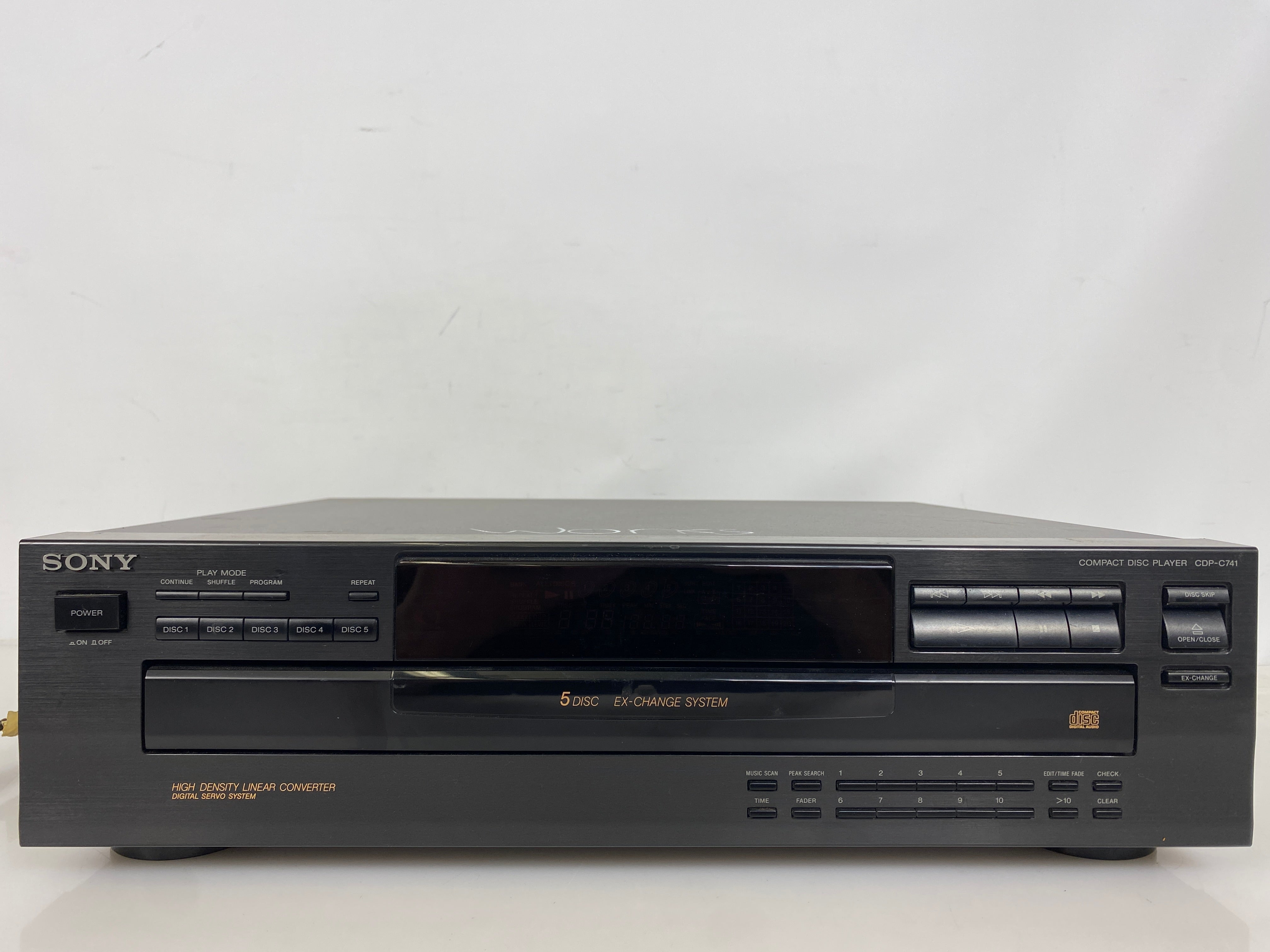 Sony CDP-C741 5-Disc Carousel CD Changer