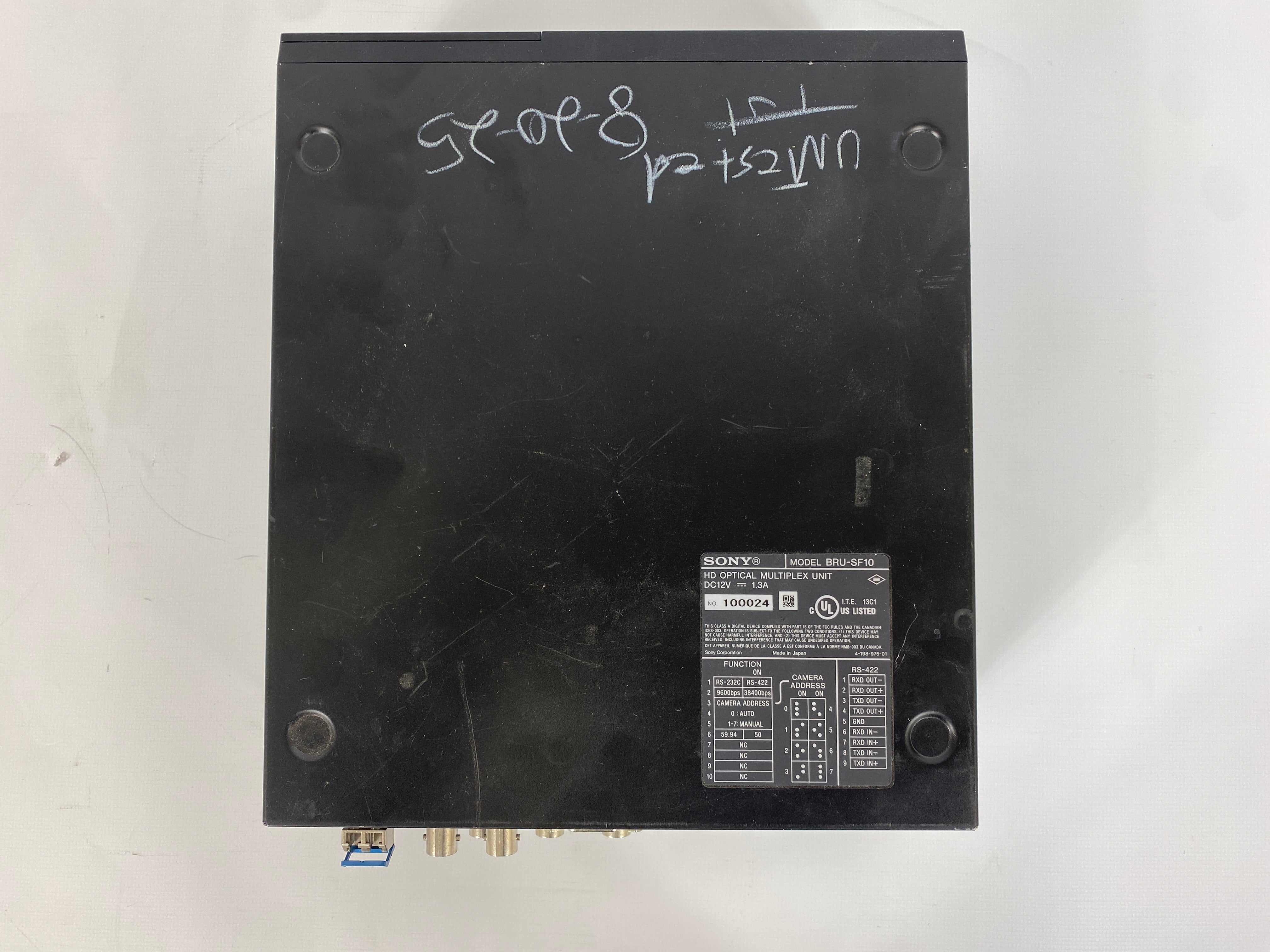 Sony HD Optical Multiplex Unit for BRC-Z330 *Untested*