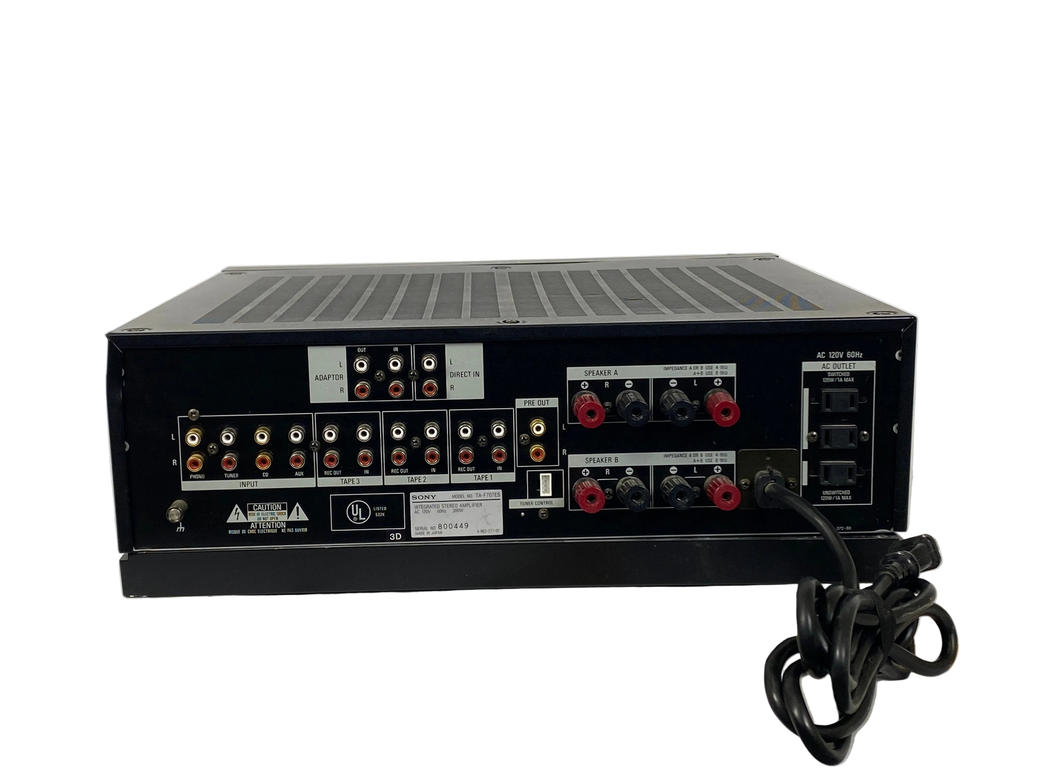 Sony Integrated Stereo Amplifier TA-F707ES *For Parts Only*