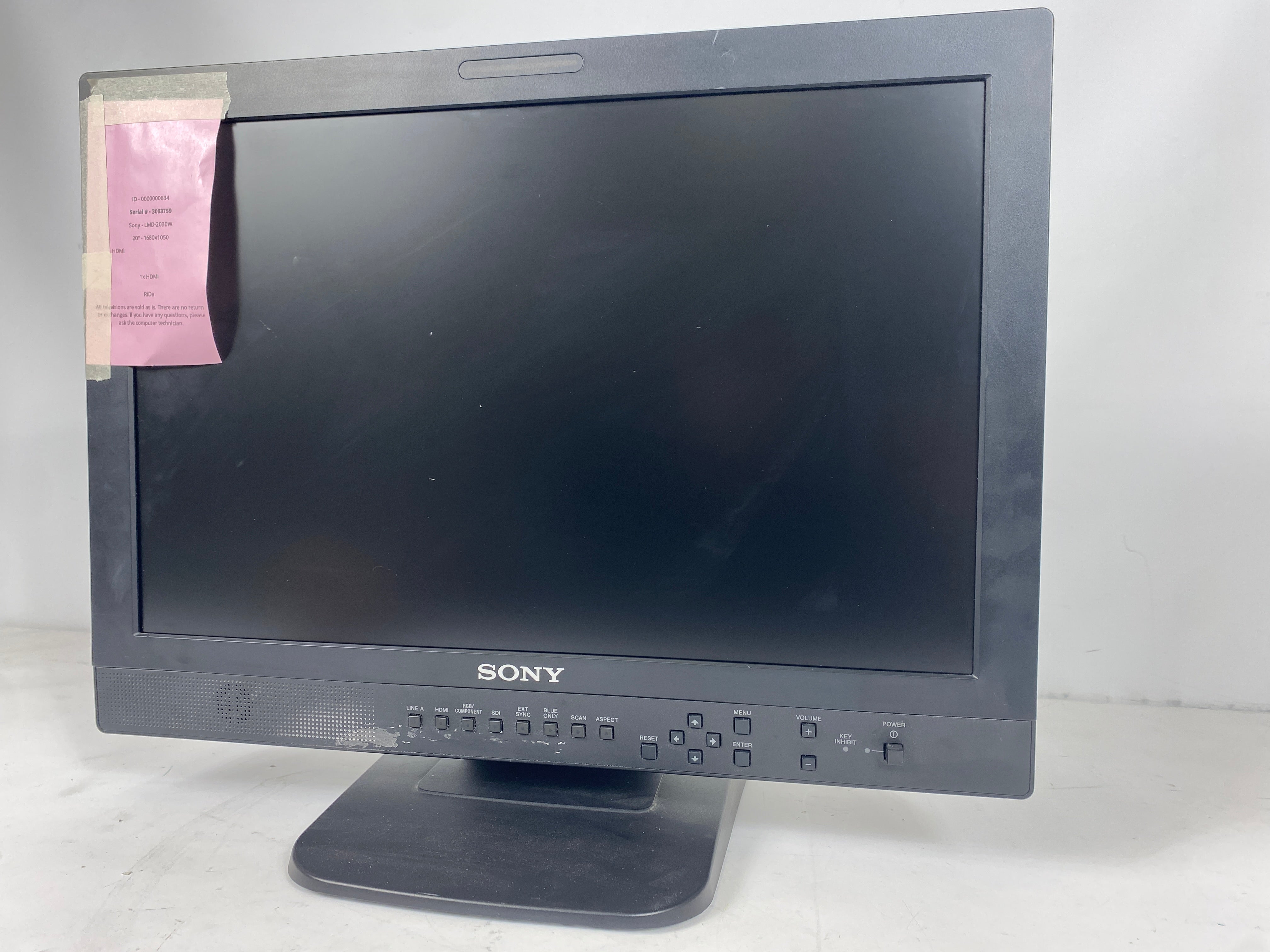 Sony LMD-3020W LCD Video Monitor