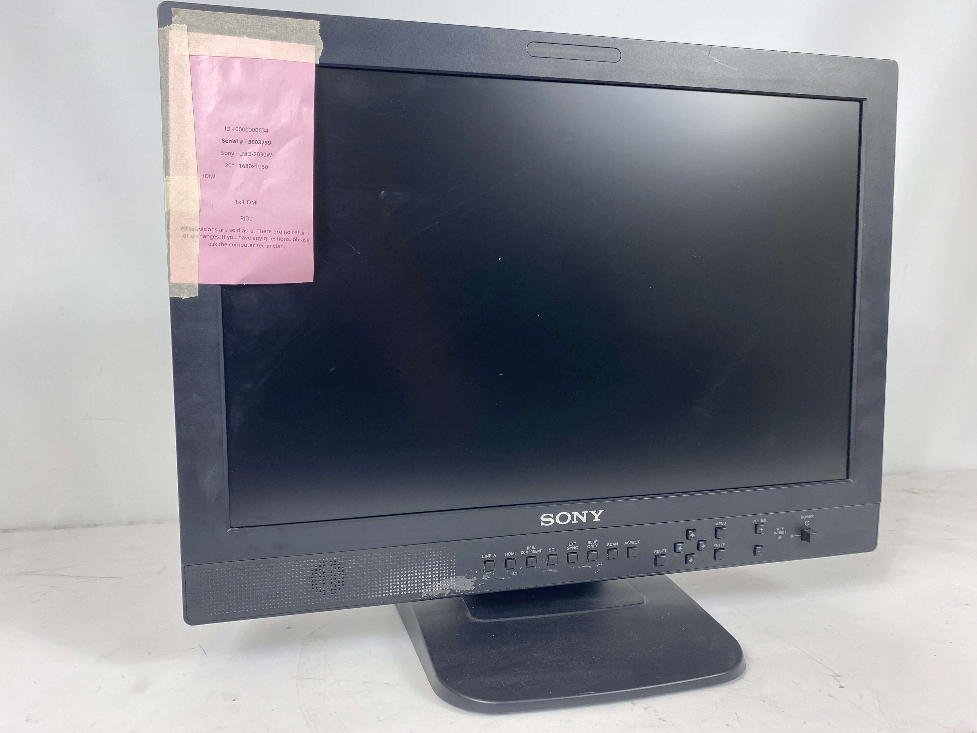 Sony LMD-3020W LCD Video Monitor