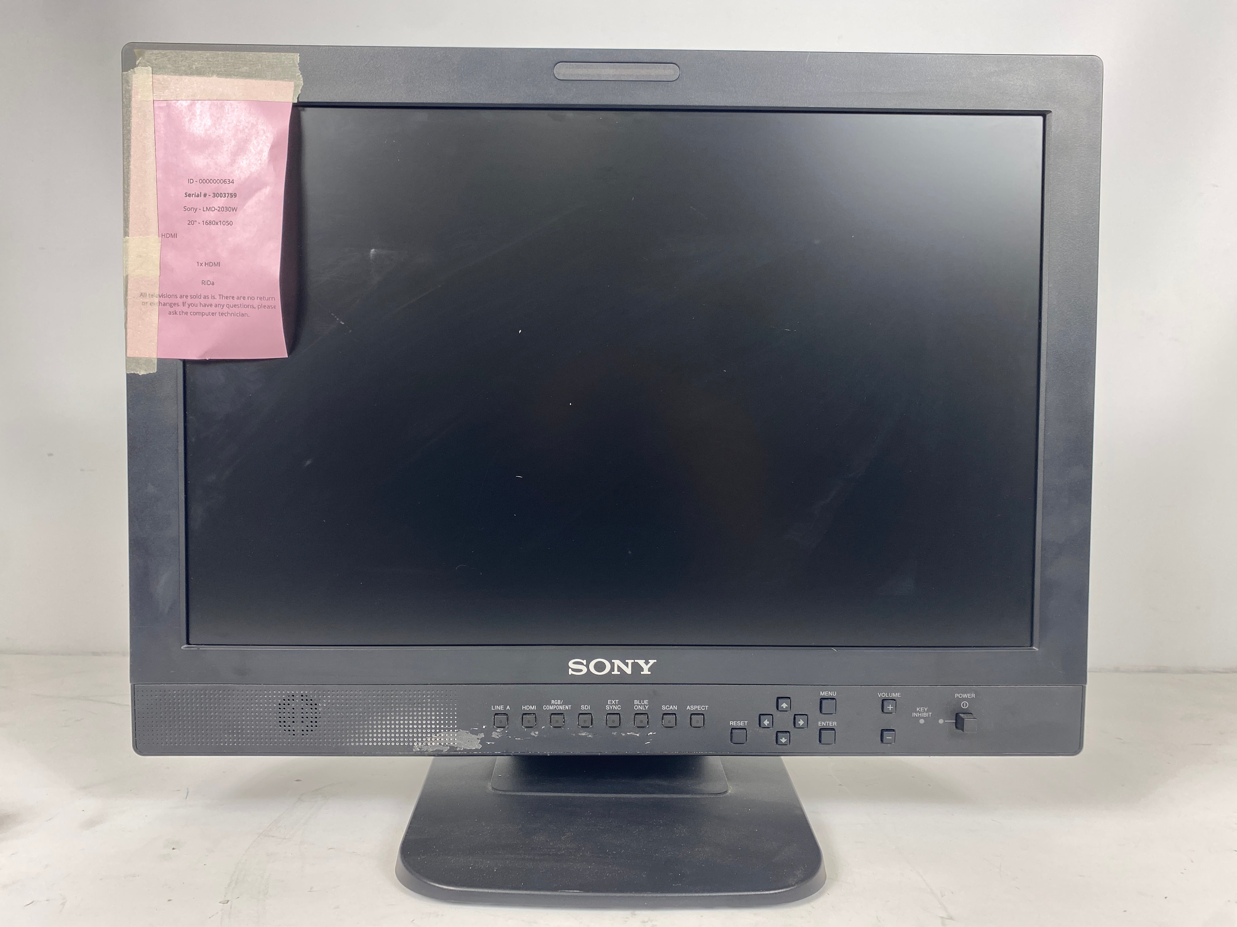 Sony LMD-3020W LCD Video Monitor