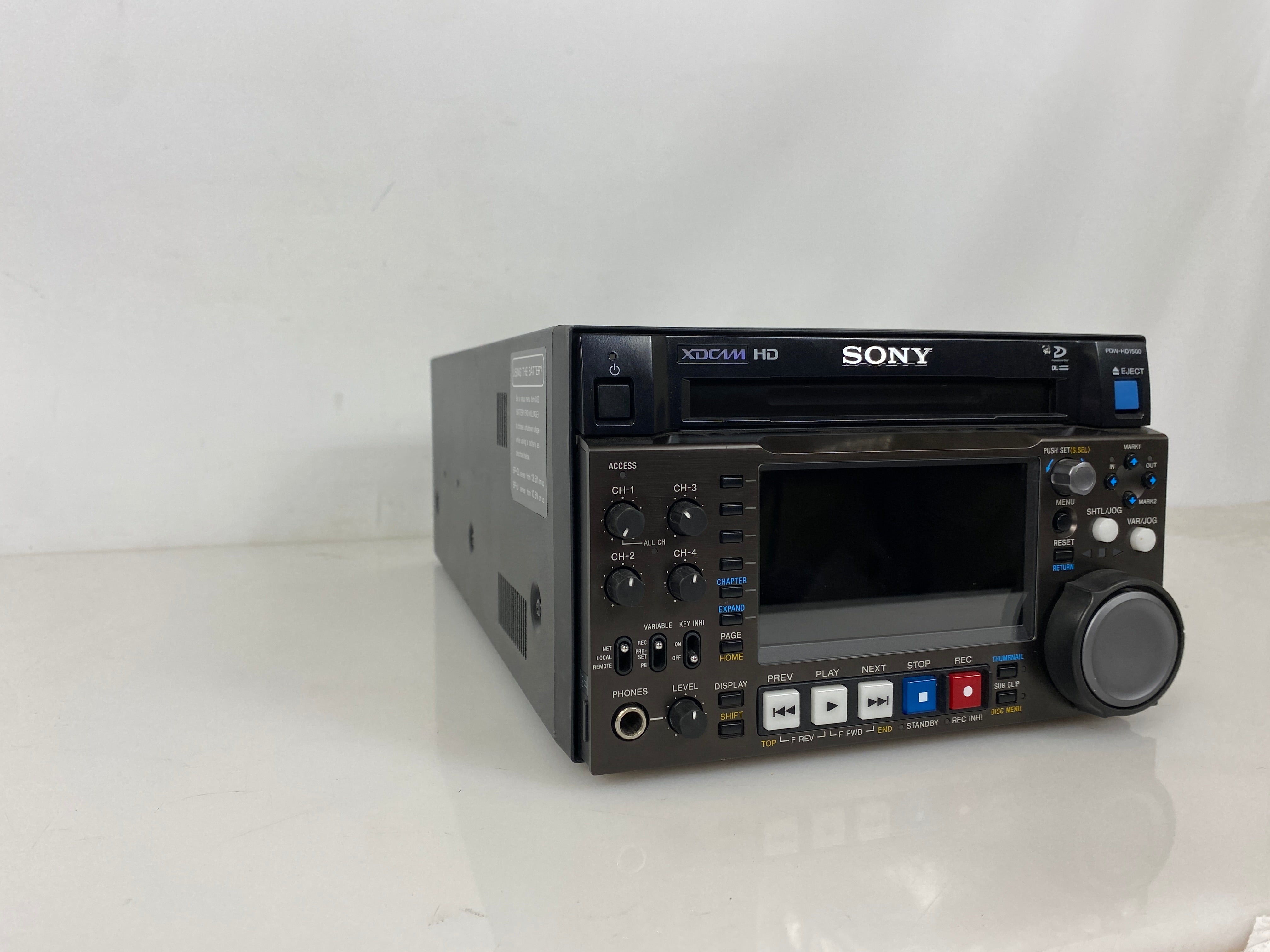 Sony PDW-HD1500 XDCAM HD422 Professional Disc Recorder