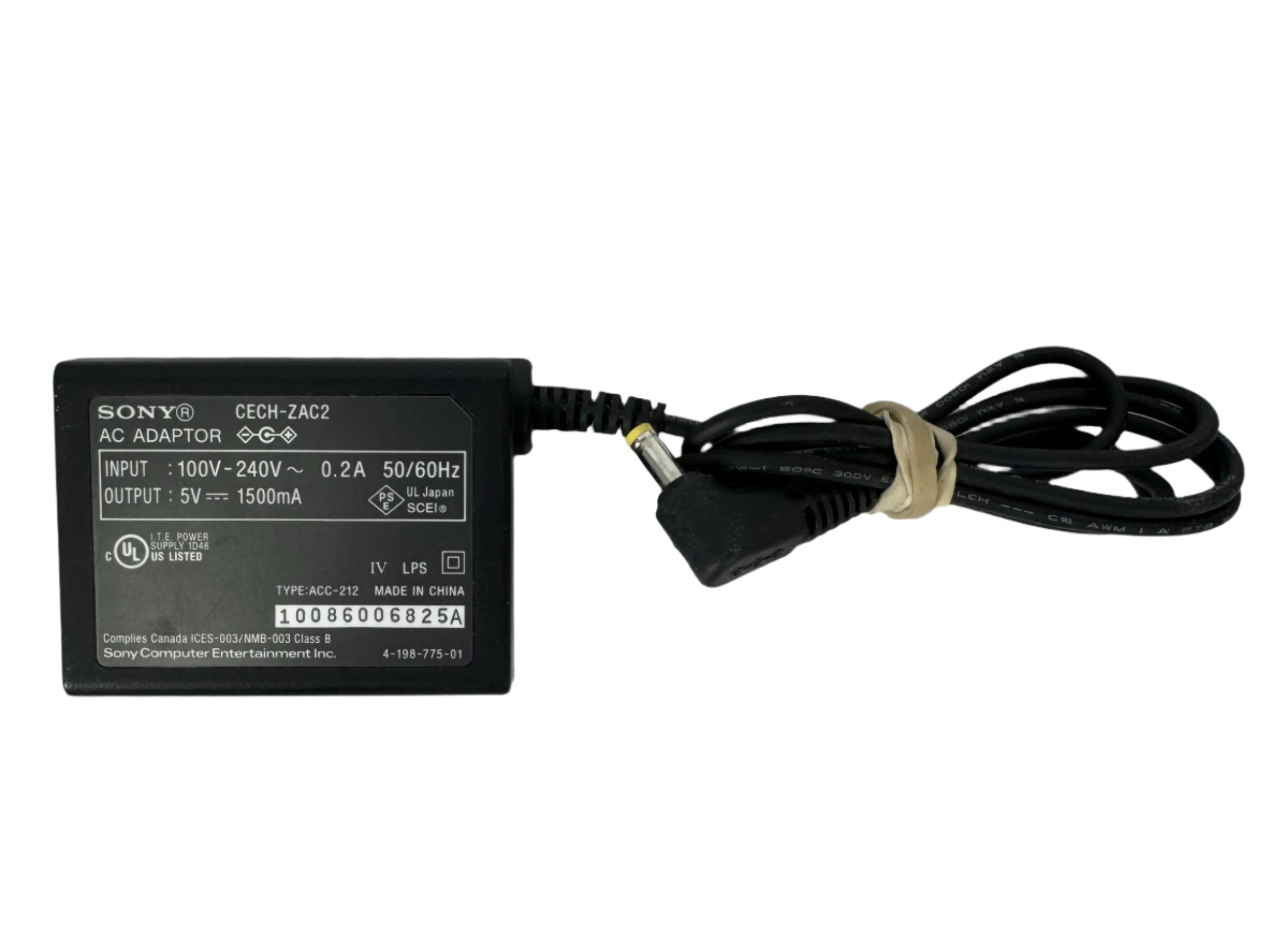 Sony PlayStation CECH-ZAC2 Power AC Adapter