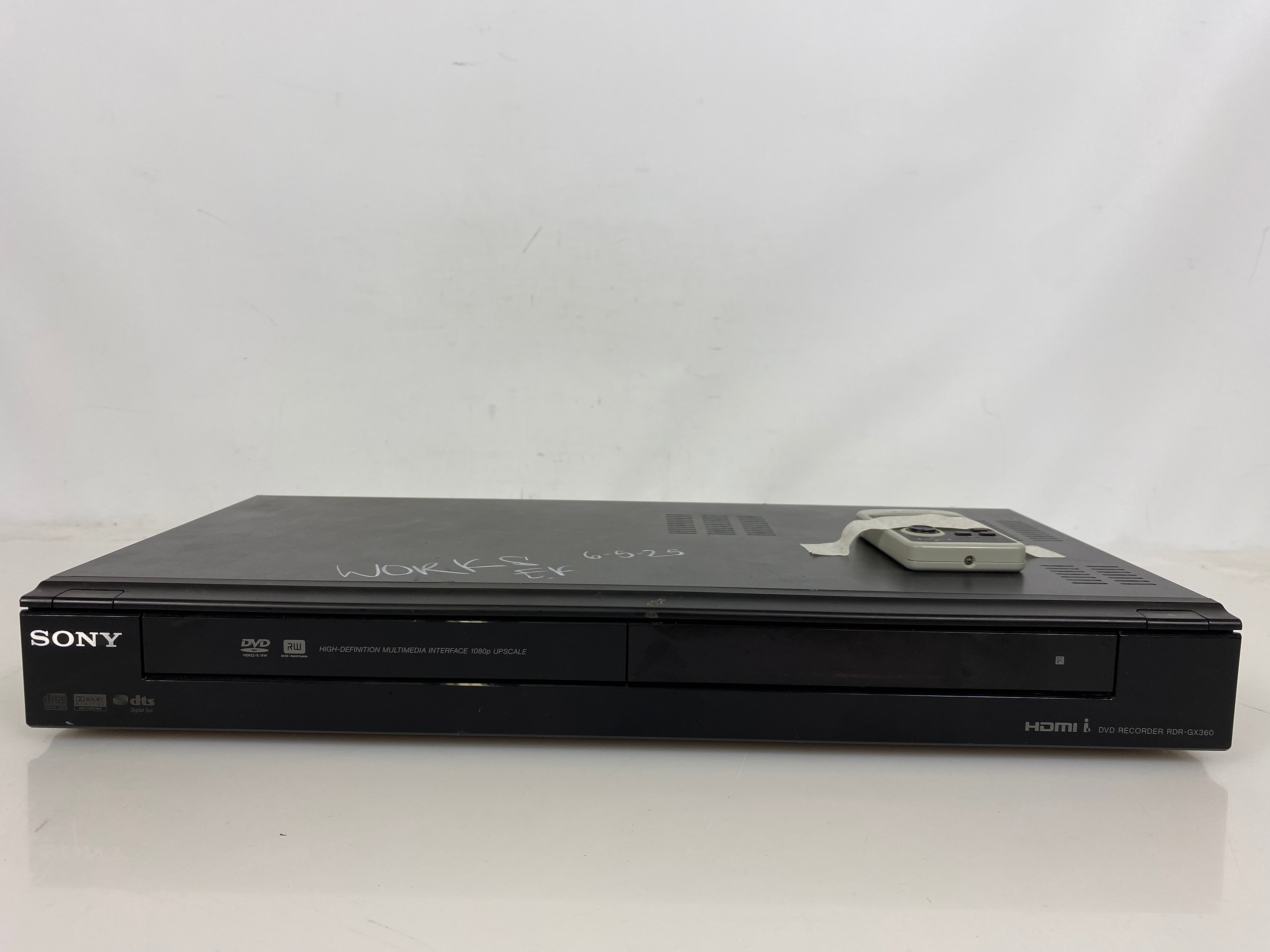 Sony RDR-GX360 DVD Recorder