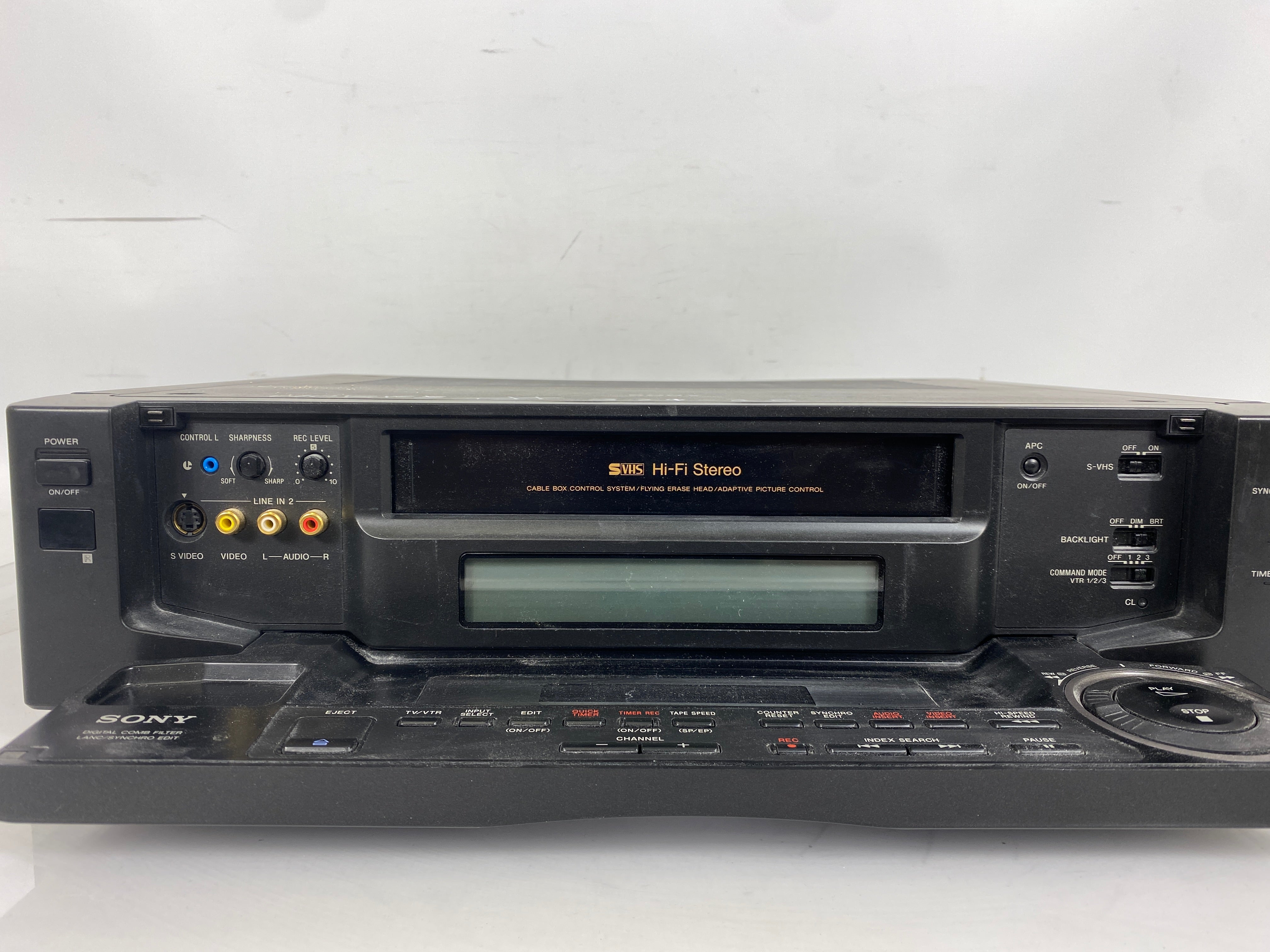 Sony S-VHS Hi-Fi Stereo VCR SLV-R1000