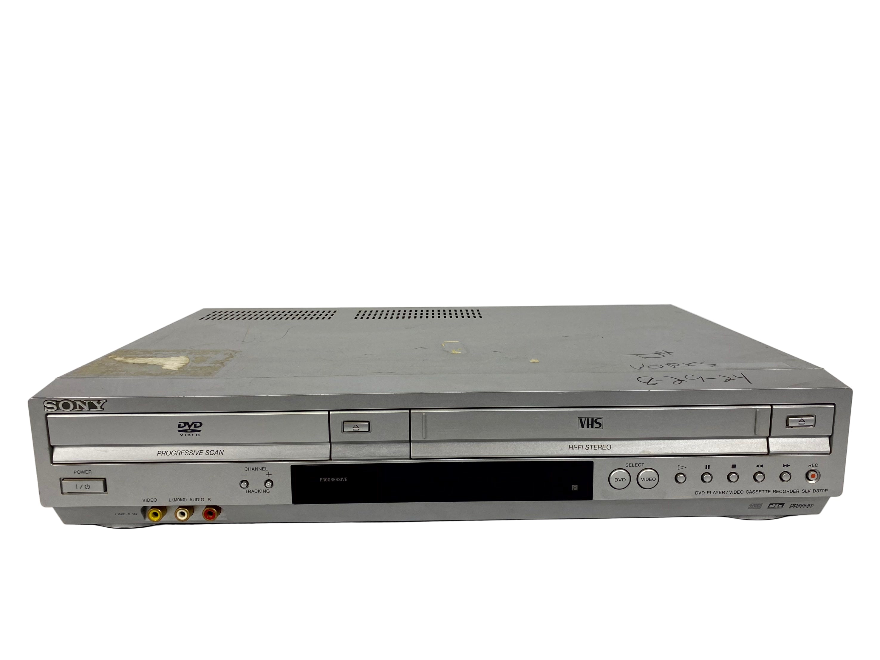 Sony SLV-D370P DVD/VCR Combo Player and Recorder