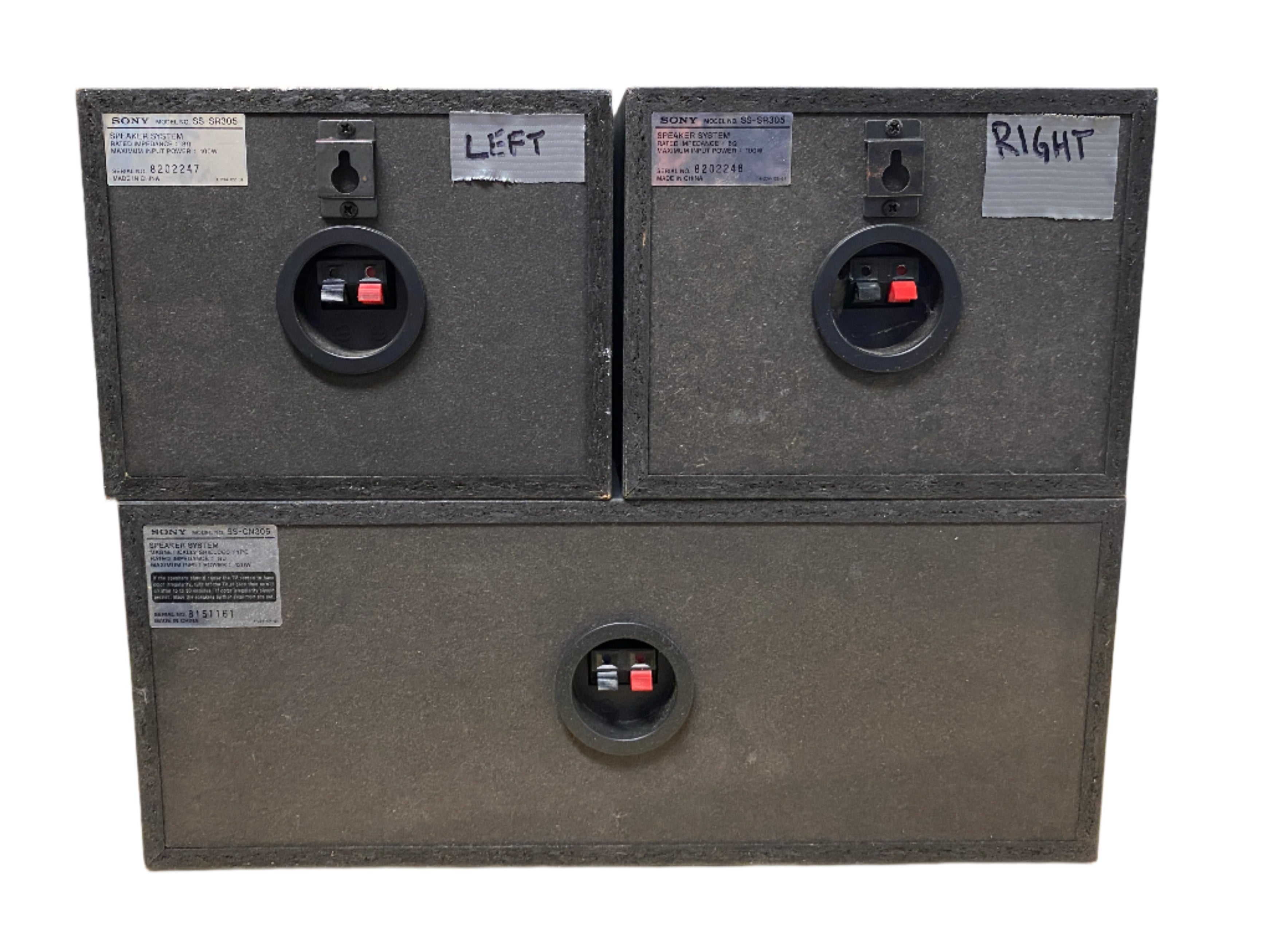 Sony SS-SR305 and SS-CN305 Surround Sound Speakers