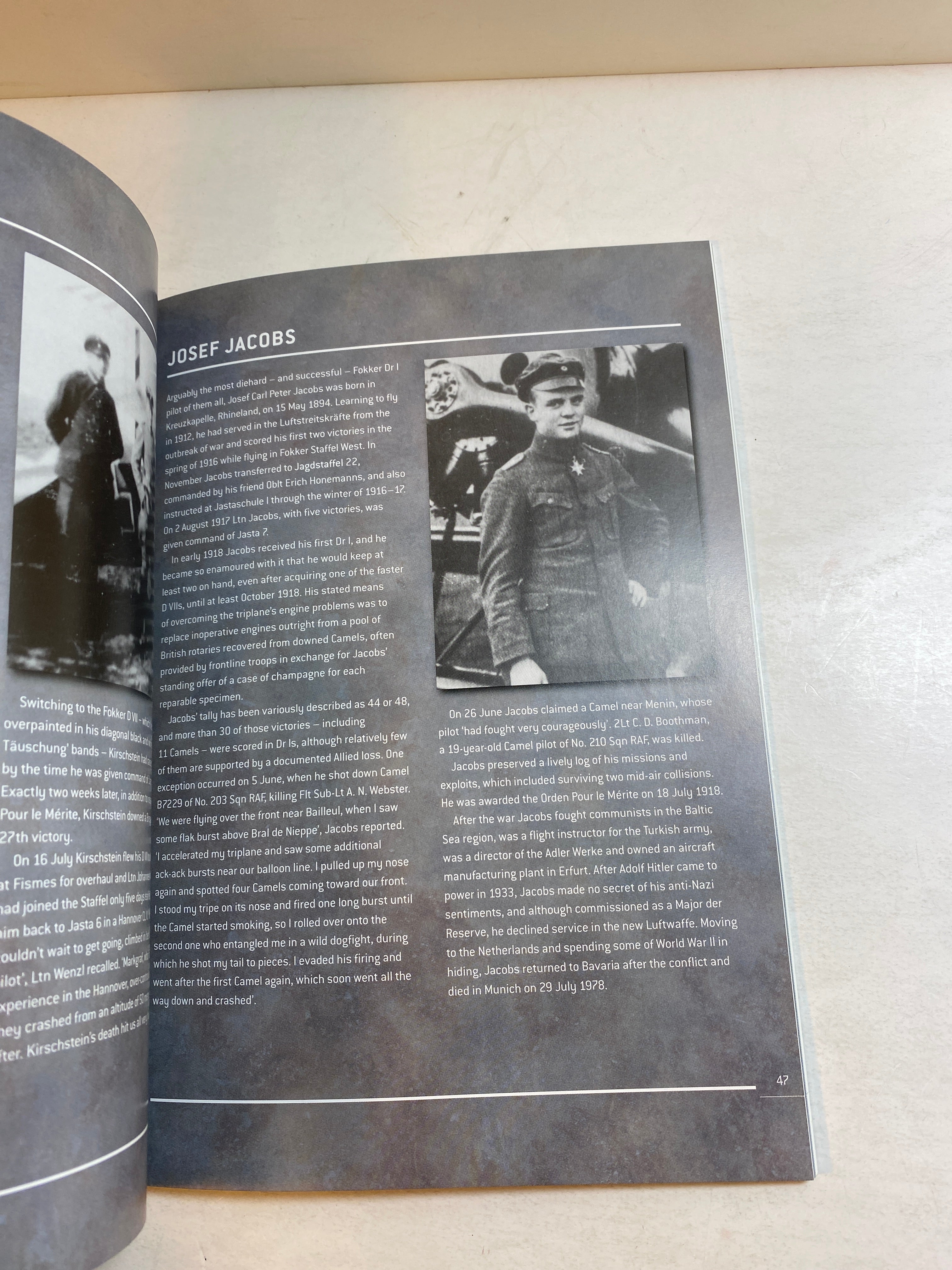 Sopwith Camel VS Fokker Dr O Western Front Osprey Duel 7 SC 2008