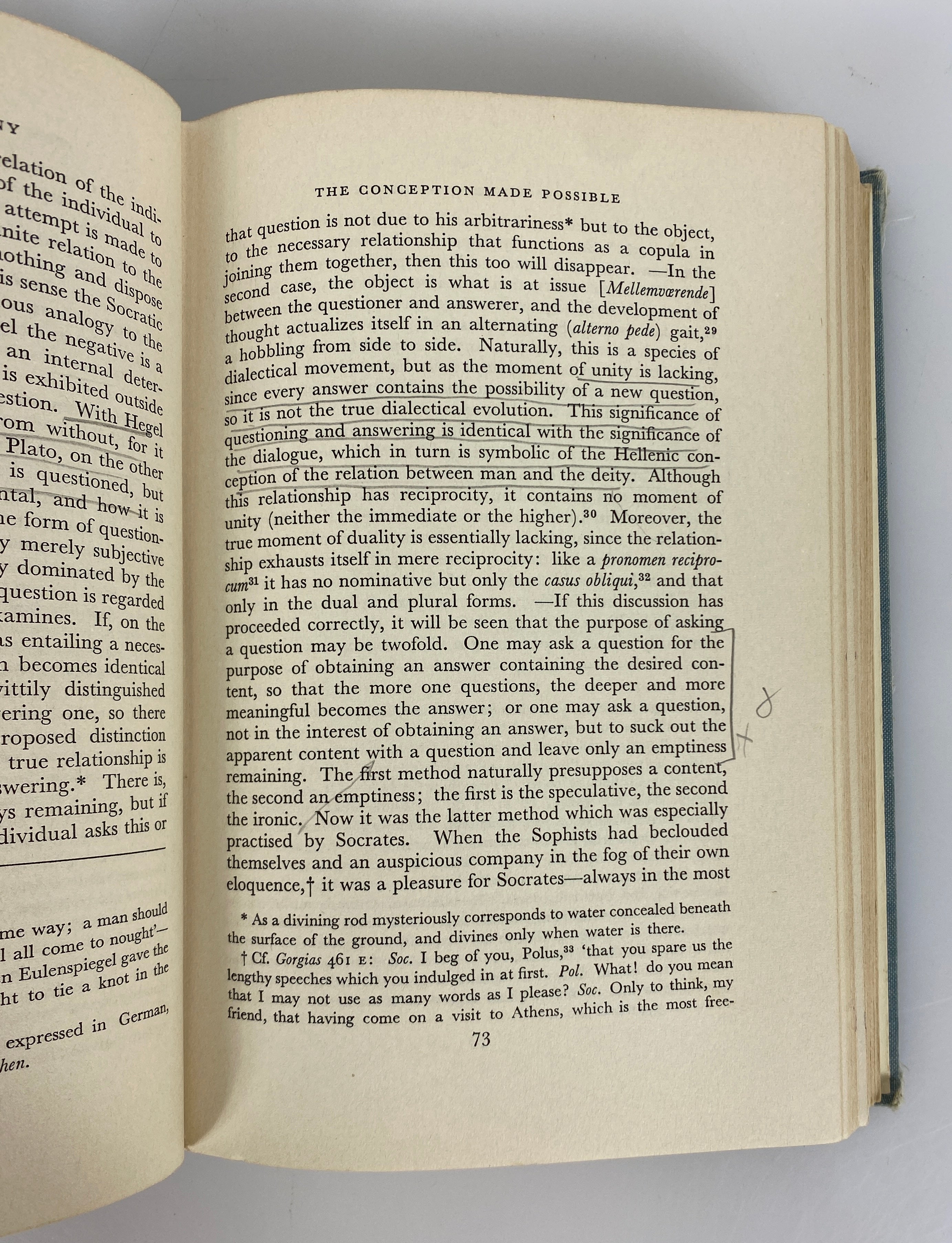 Soren Kierkegaard The Concept of Irony 1965 Ex-Library HC