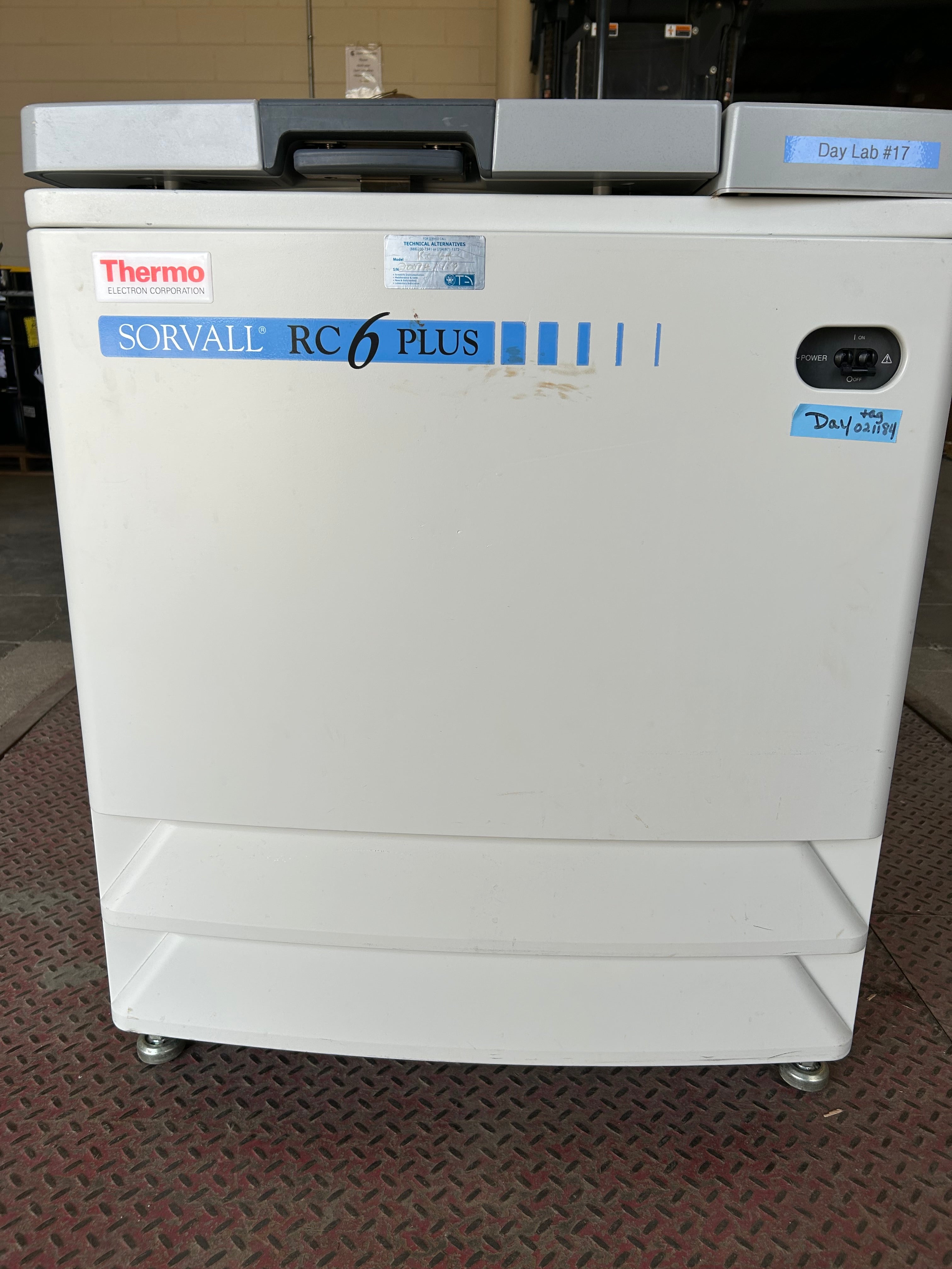 Sorvall RC 6 Plus Refrigerated Super Speed Floor Centrifuge *Untested*