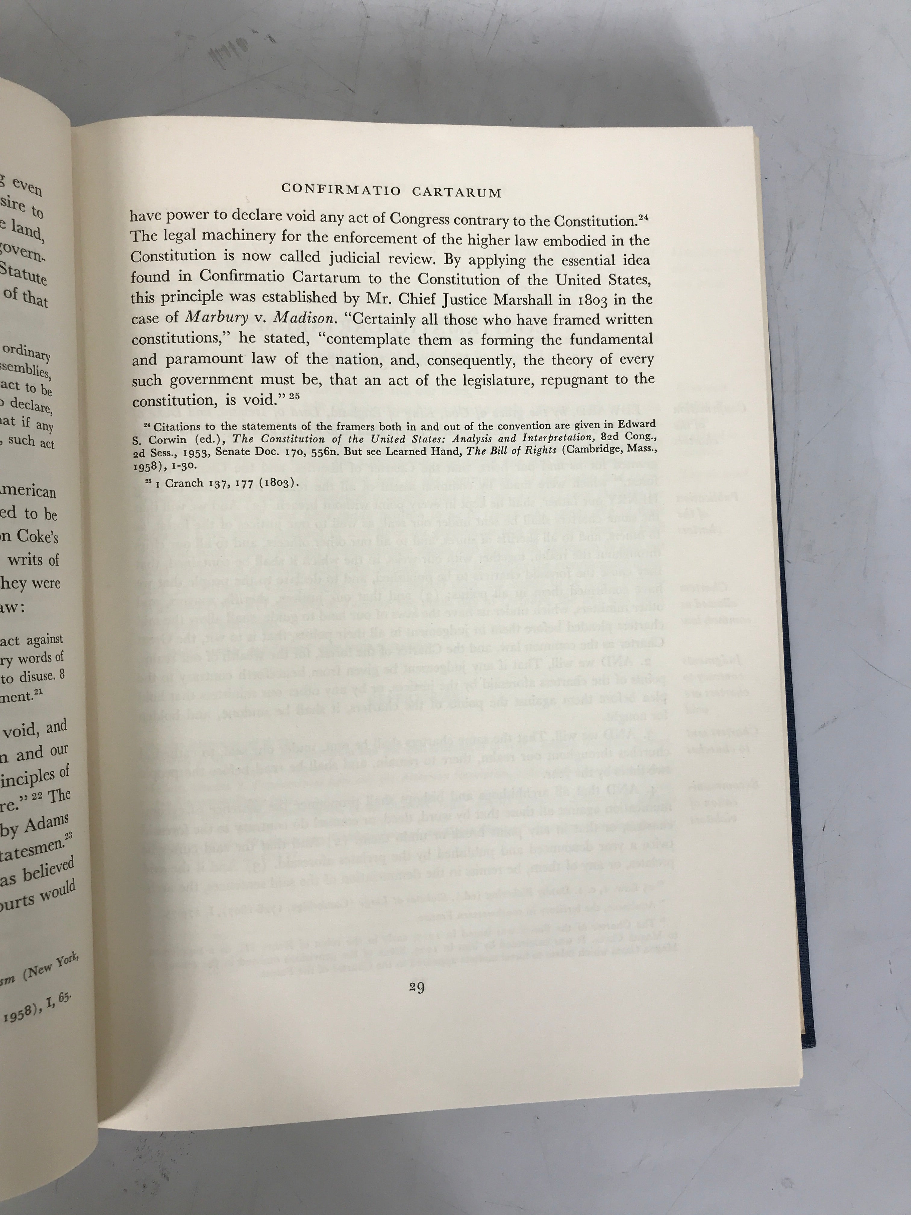 Sources of Our Liberties Constitution/Bill of Rights Perry 1959 HC