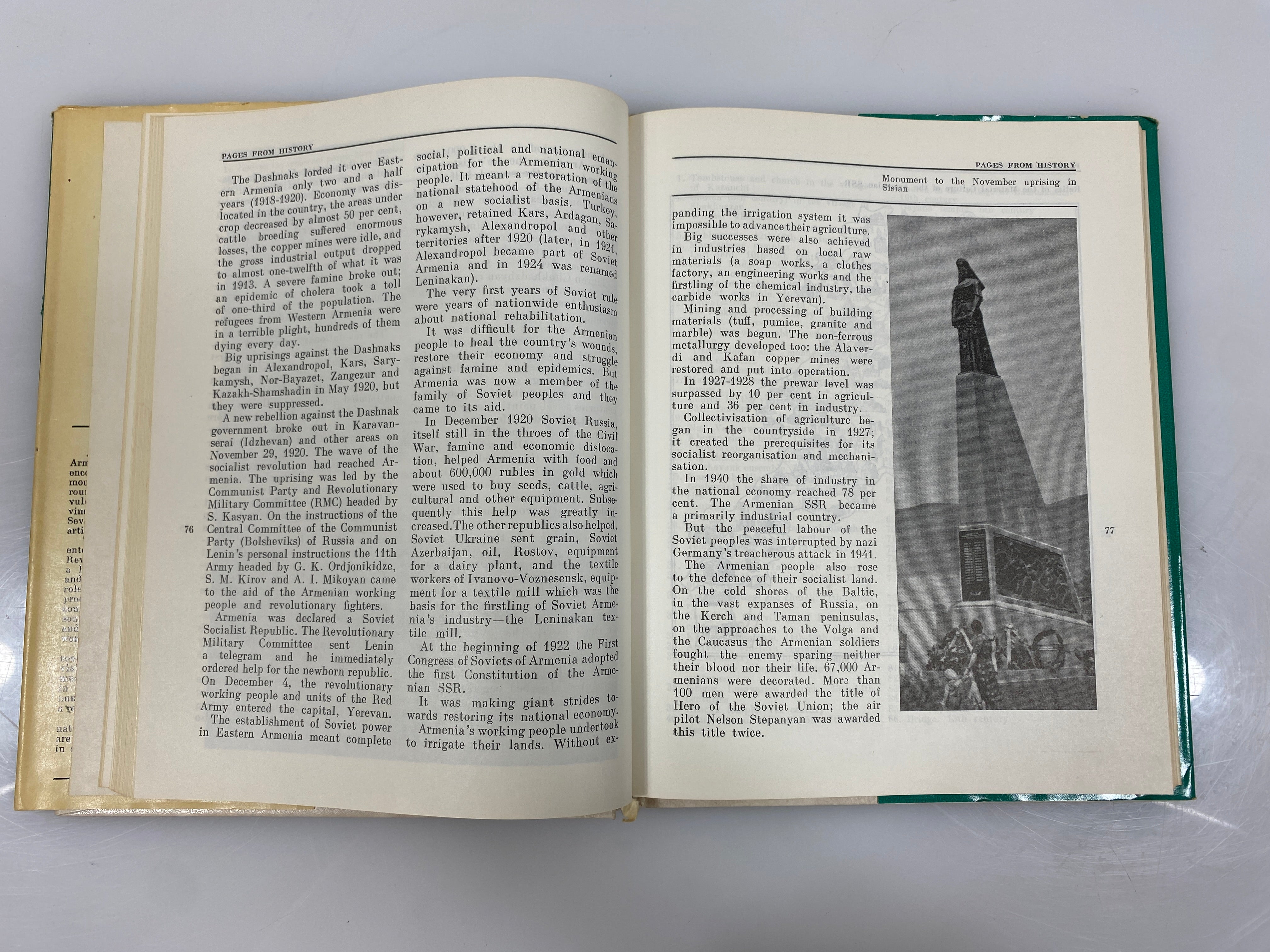 Soviet Armenia 1971 Progress Publishers First Printing HC DJ