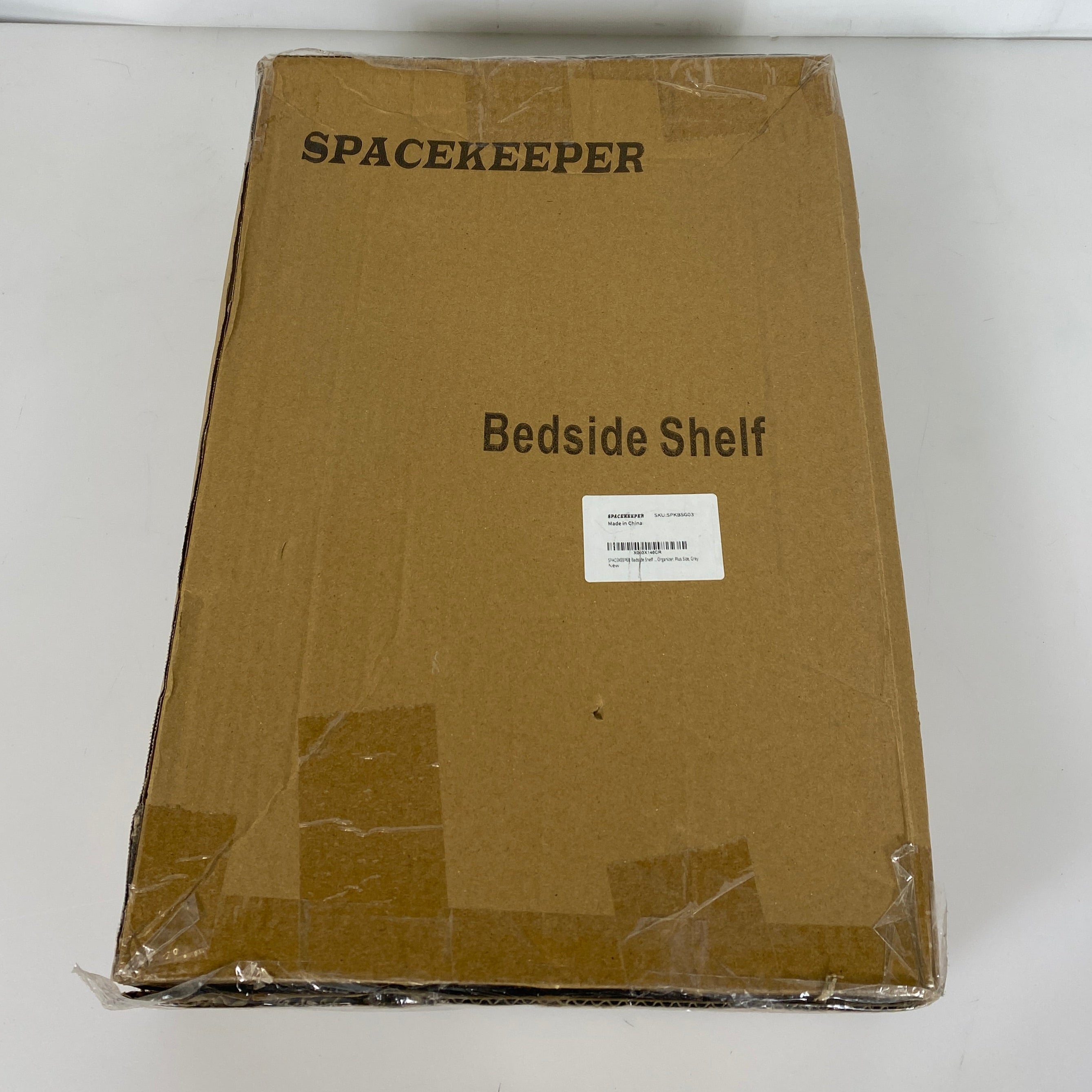 Spacekeeper Grey Bedside Shelf