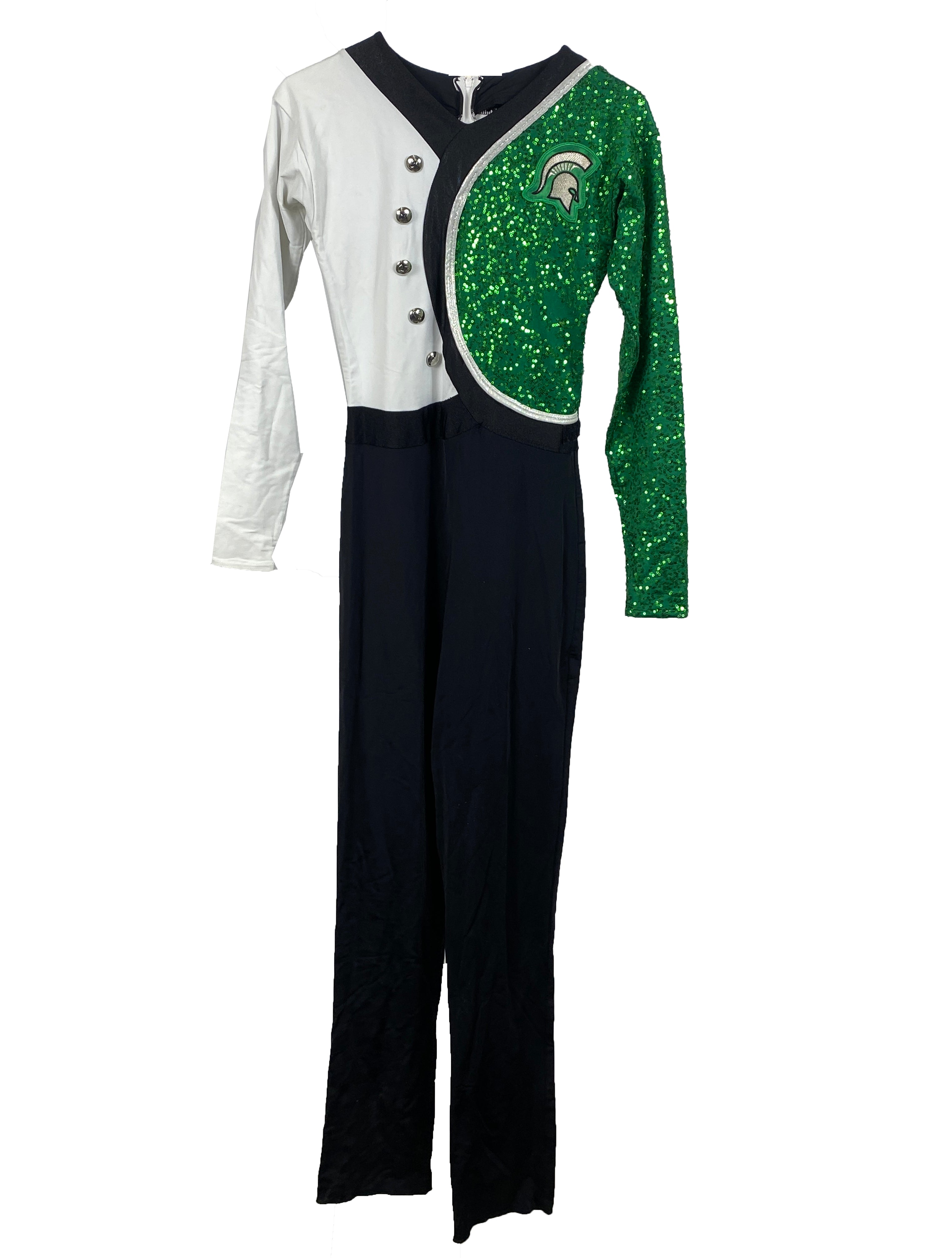Spartan Marching Band Color Guard Uniform Unitard 2017-2023 Women's Size Medium
