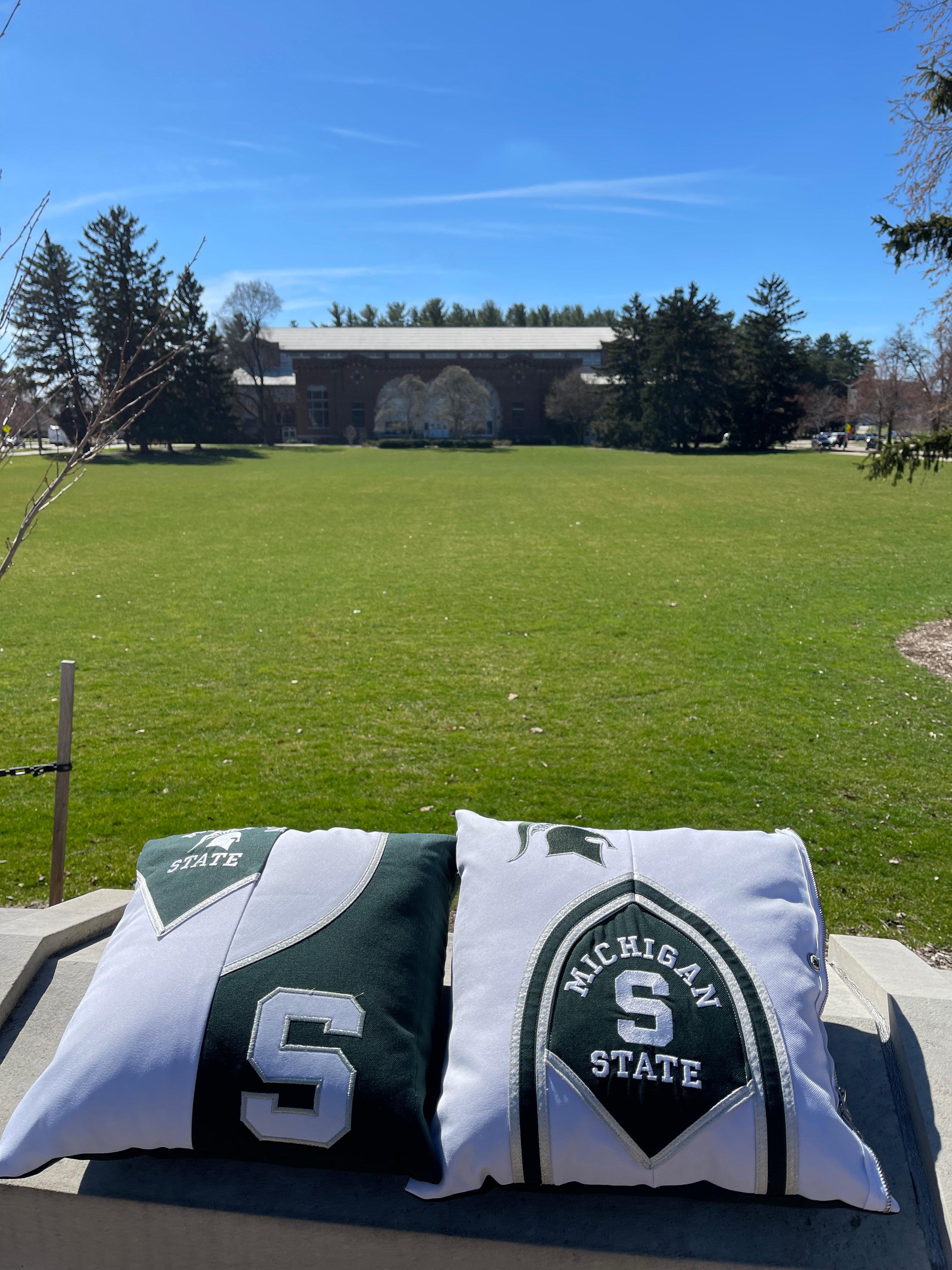 Spartan Marching Band Pillow Style 1