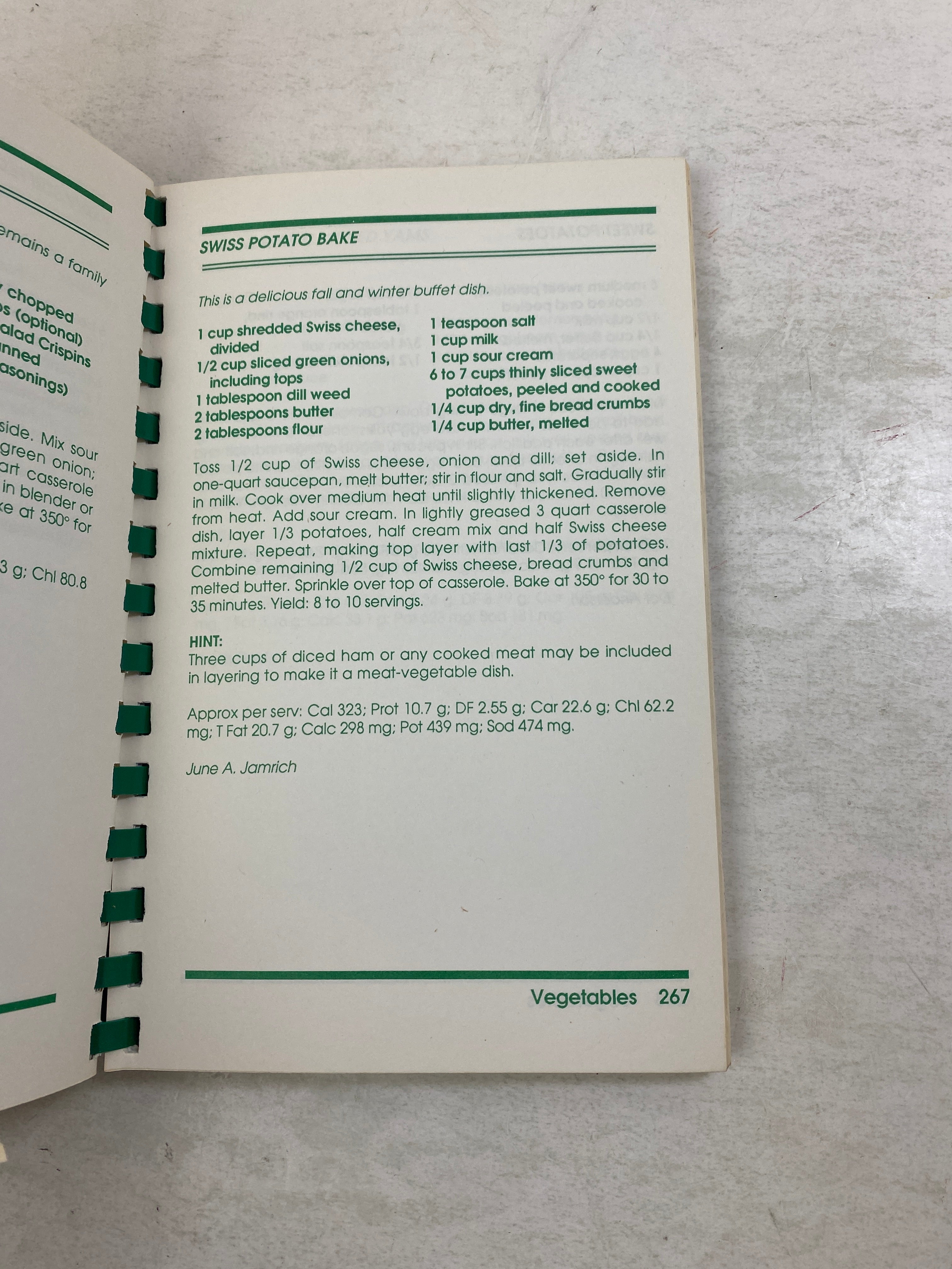 Spartan Specialties Cook Book MSU Faculty Folk Club 1980s