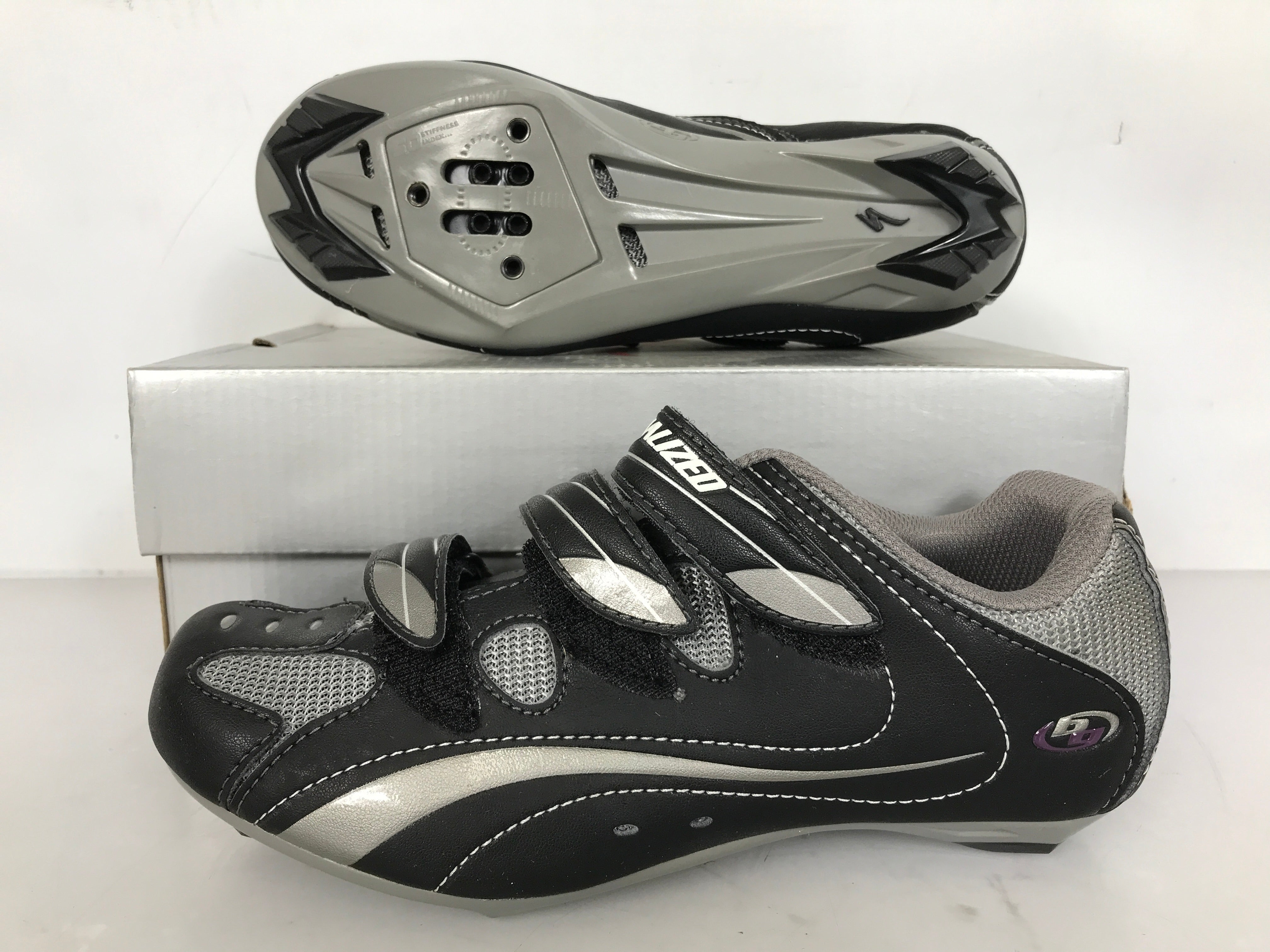 Specialized Body Geometry Black/Gray Spirita Rd Women's Size 7 / 37 NIB