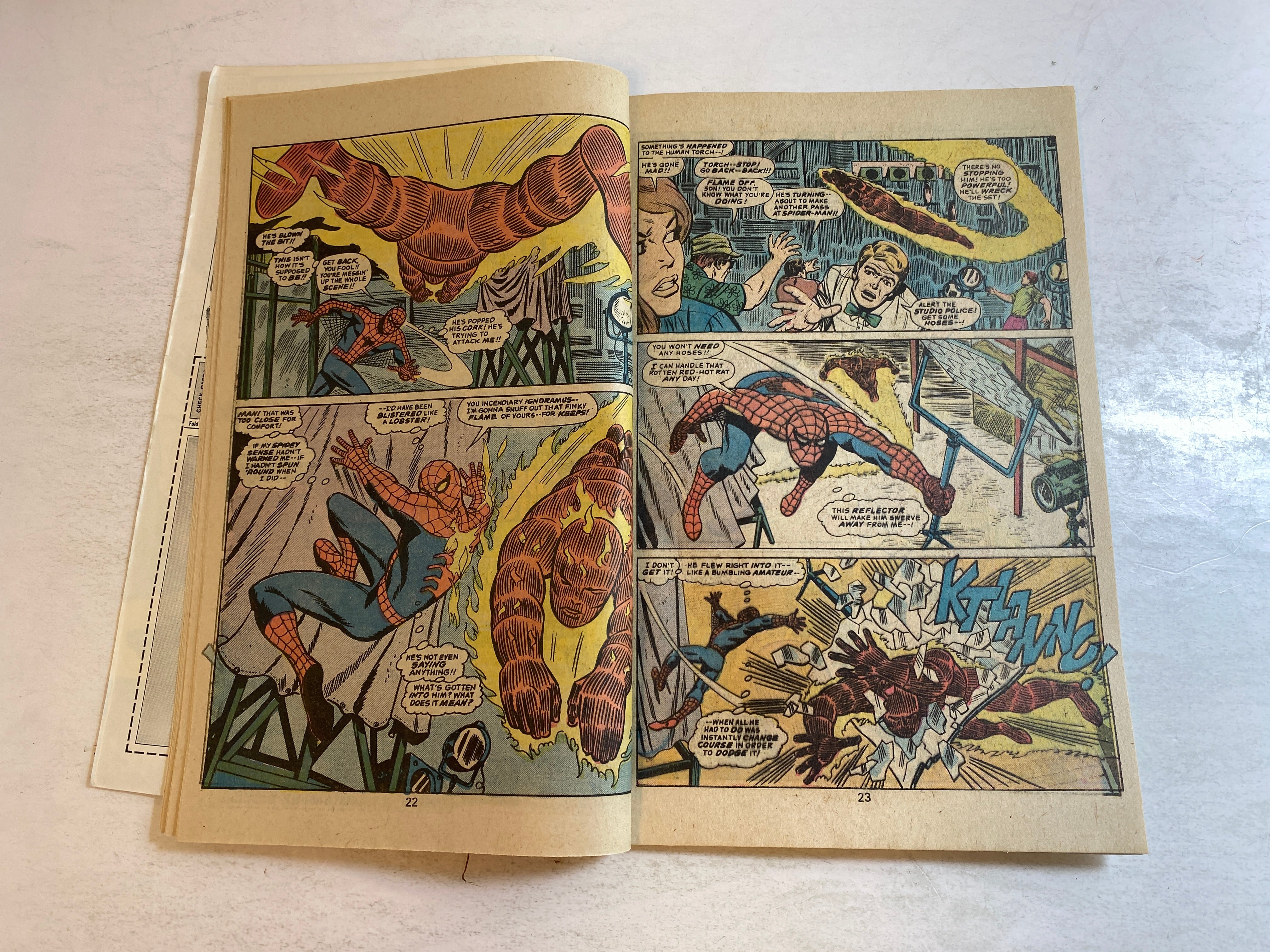 Spider-Man and Human Torch #6 Giant Marvel Comic 1975