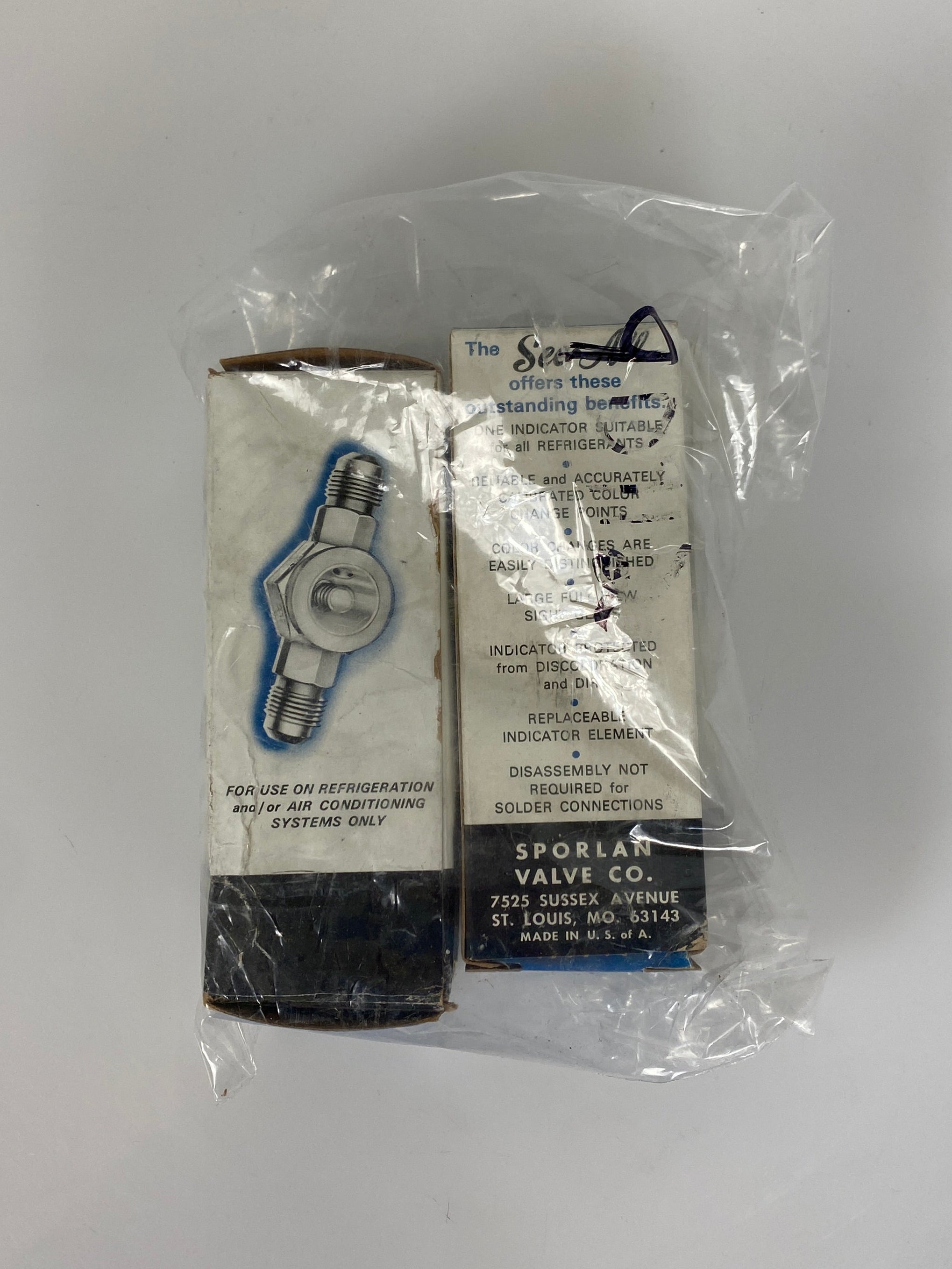 Sporlan "See All" Indicator Moisture and Liquid D 5/8M x 5/8F SAE