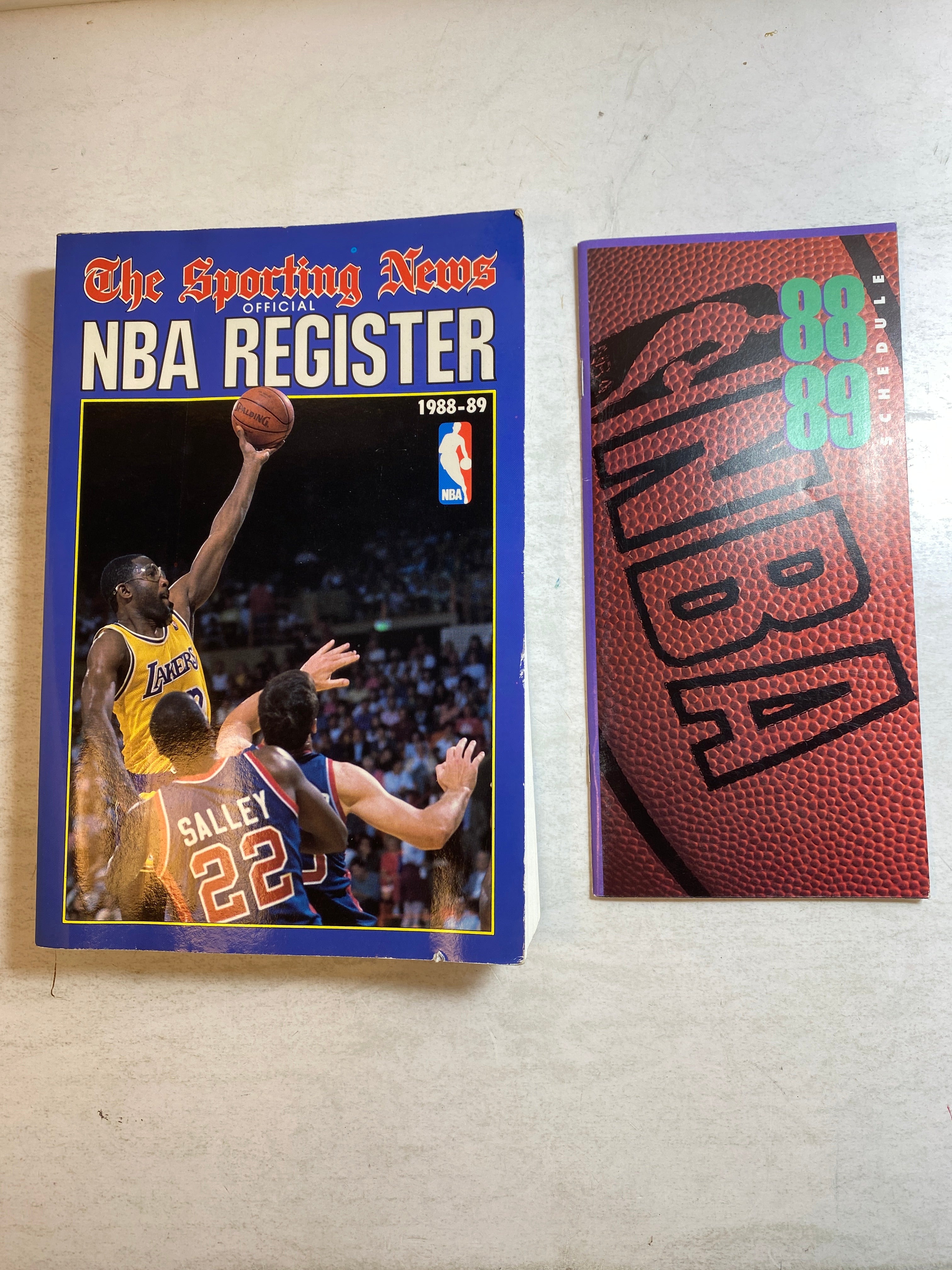 Sporting News NBA Register and Schedule 1988-1989
