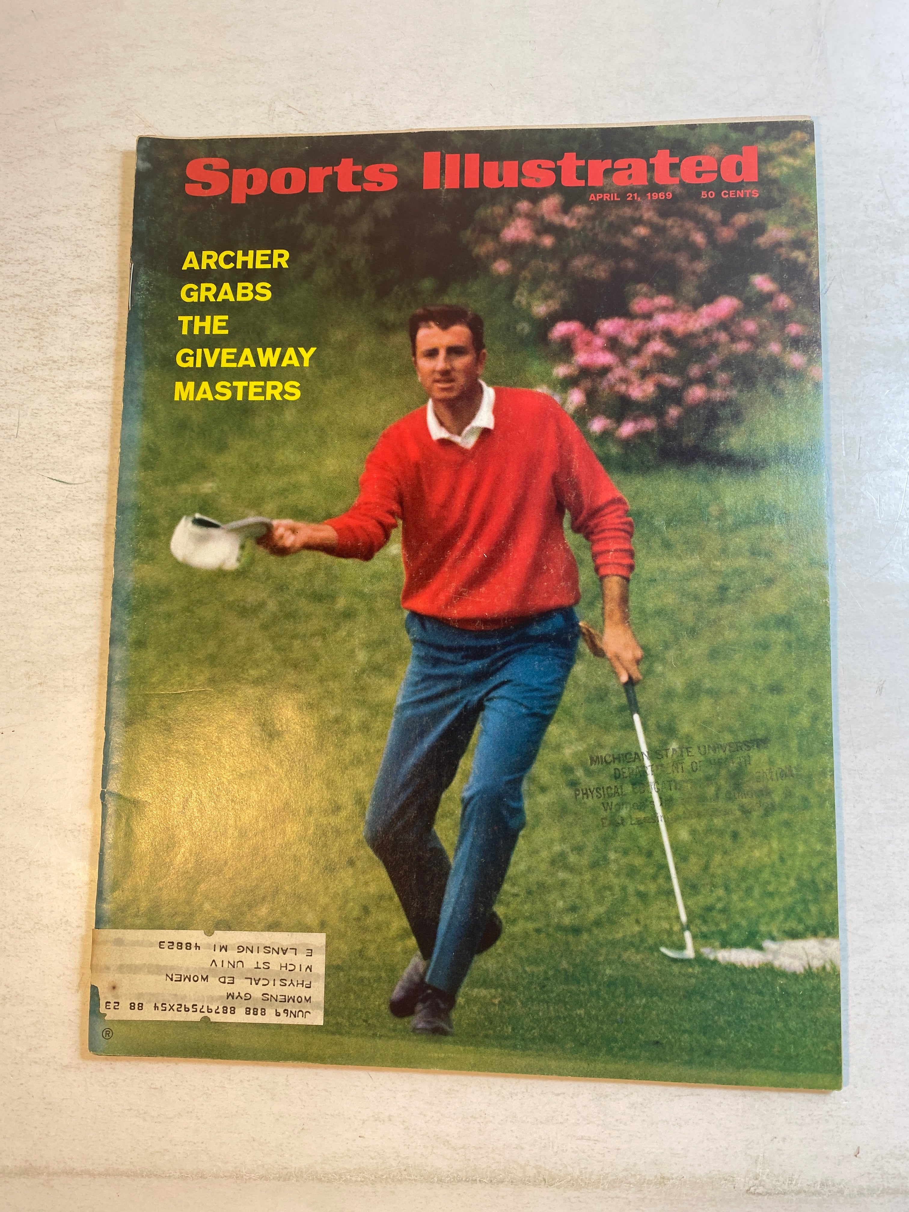 Sports Illustrated April 21 1969 Archer Grabs The Masters Golf