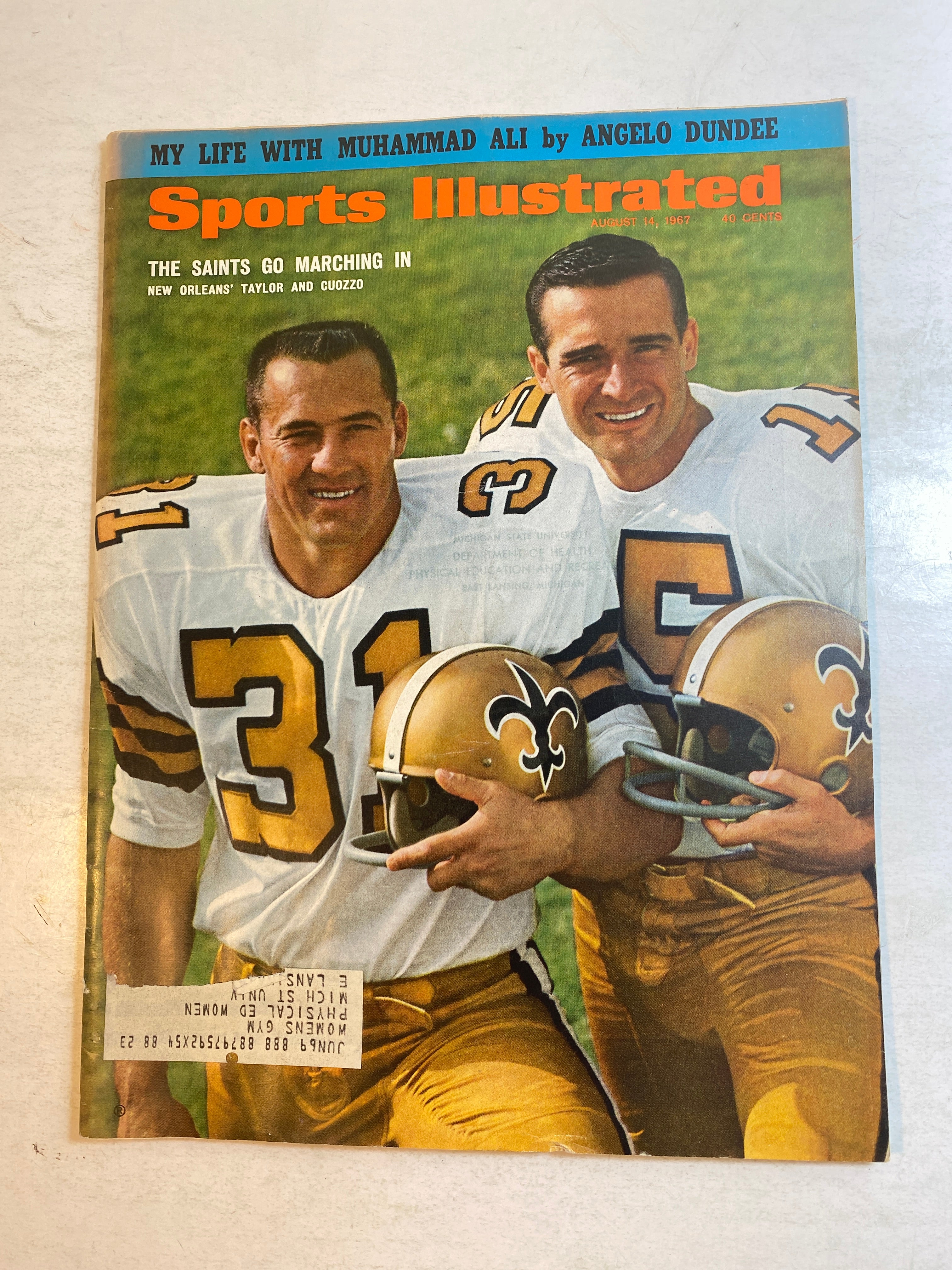 Sports Illustrated August 14, 1967 New Orleans Saints