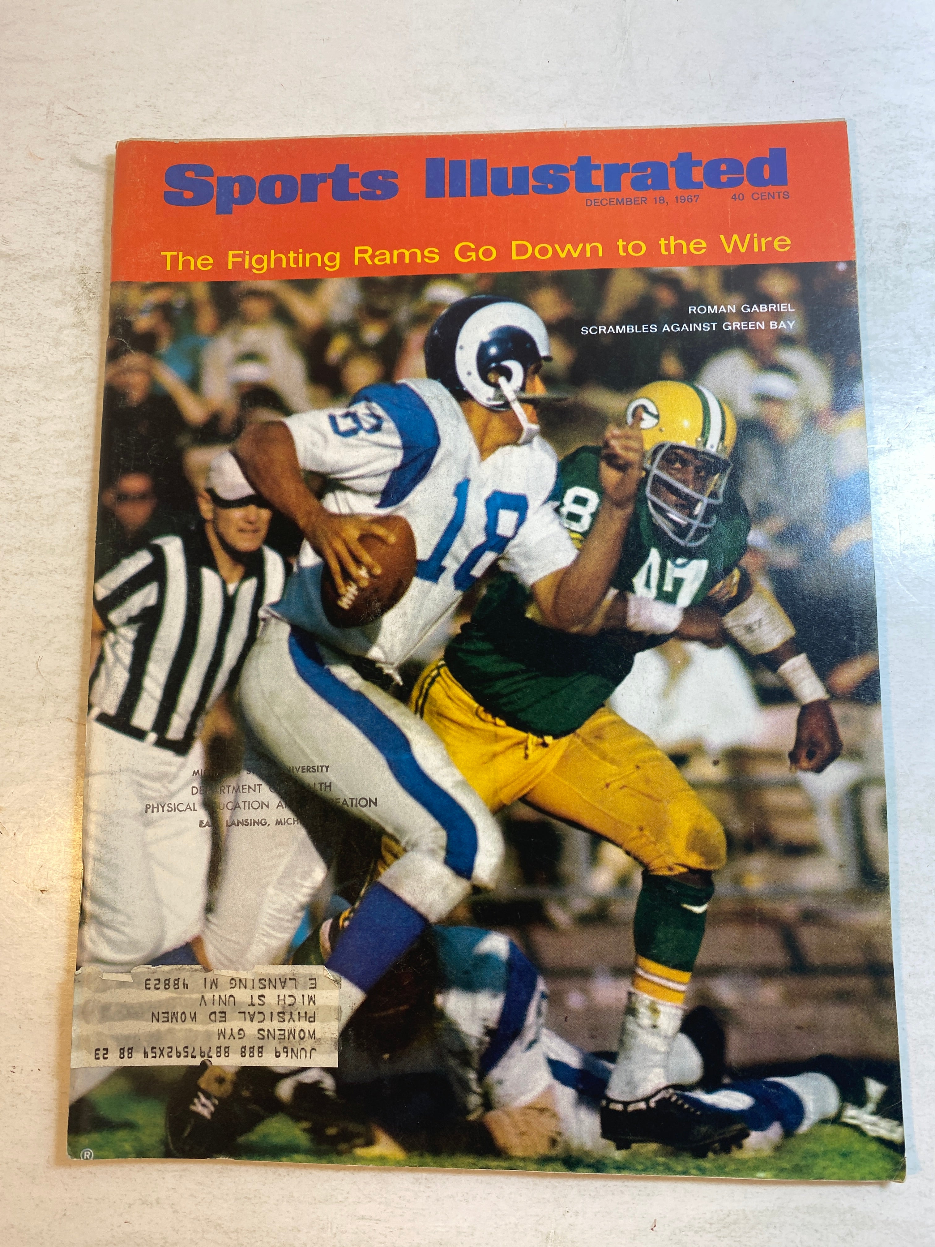 Sports Illustrated December 18, 1967 Roman Gabriel Rams