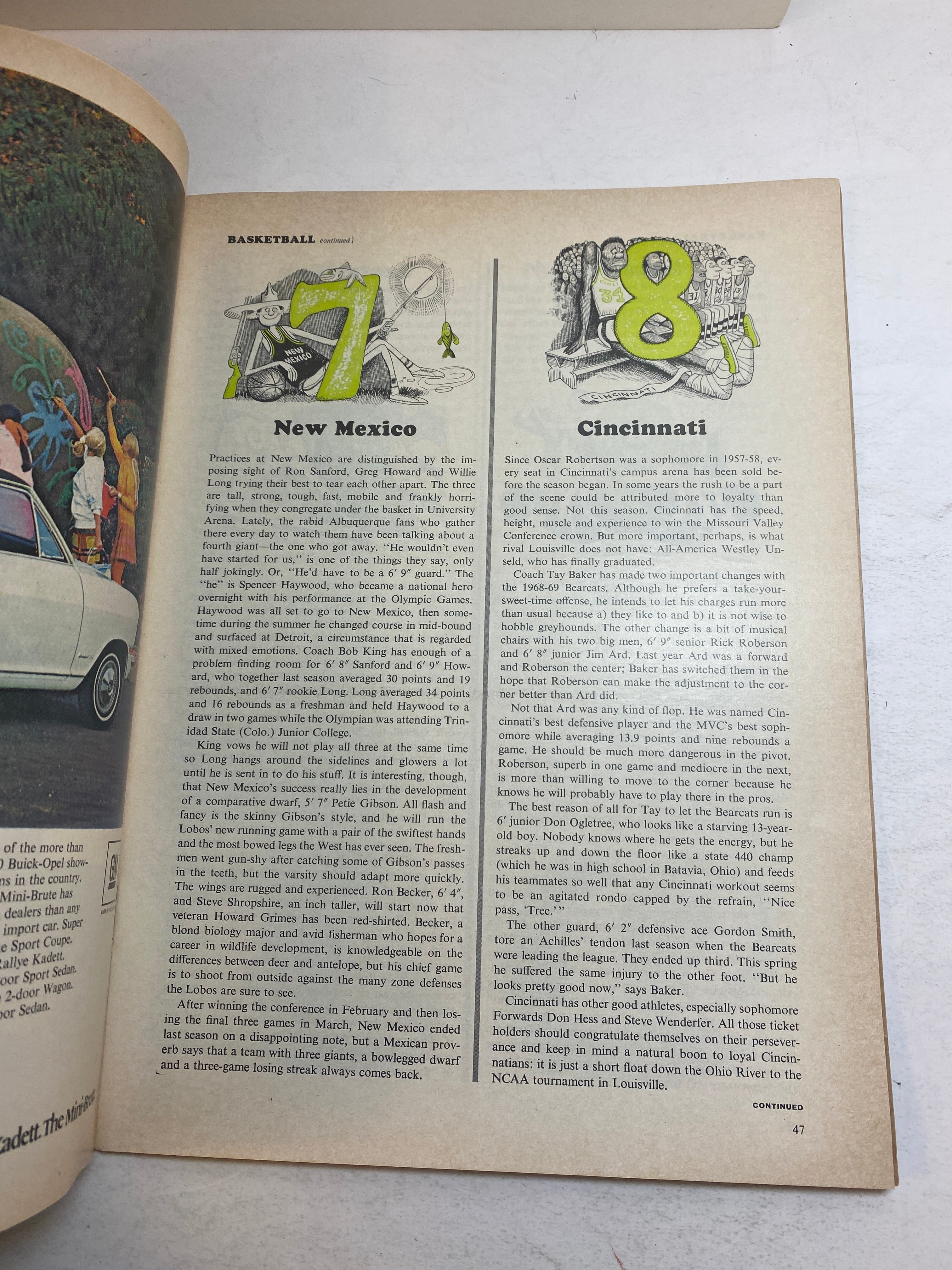 Sports Illustrated December 2, 1968 College Basketball