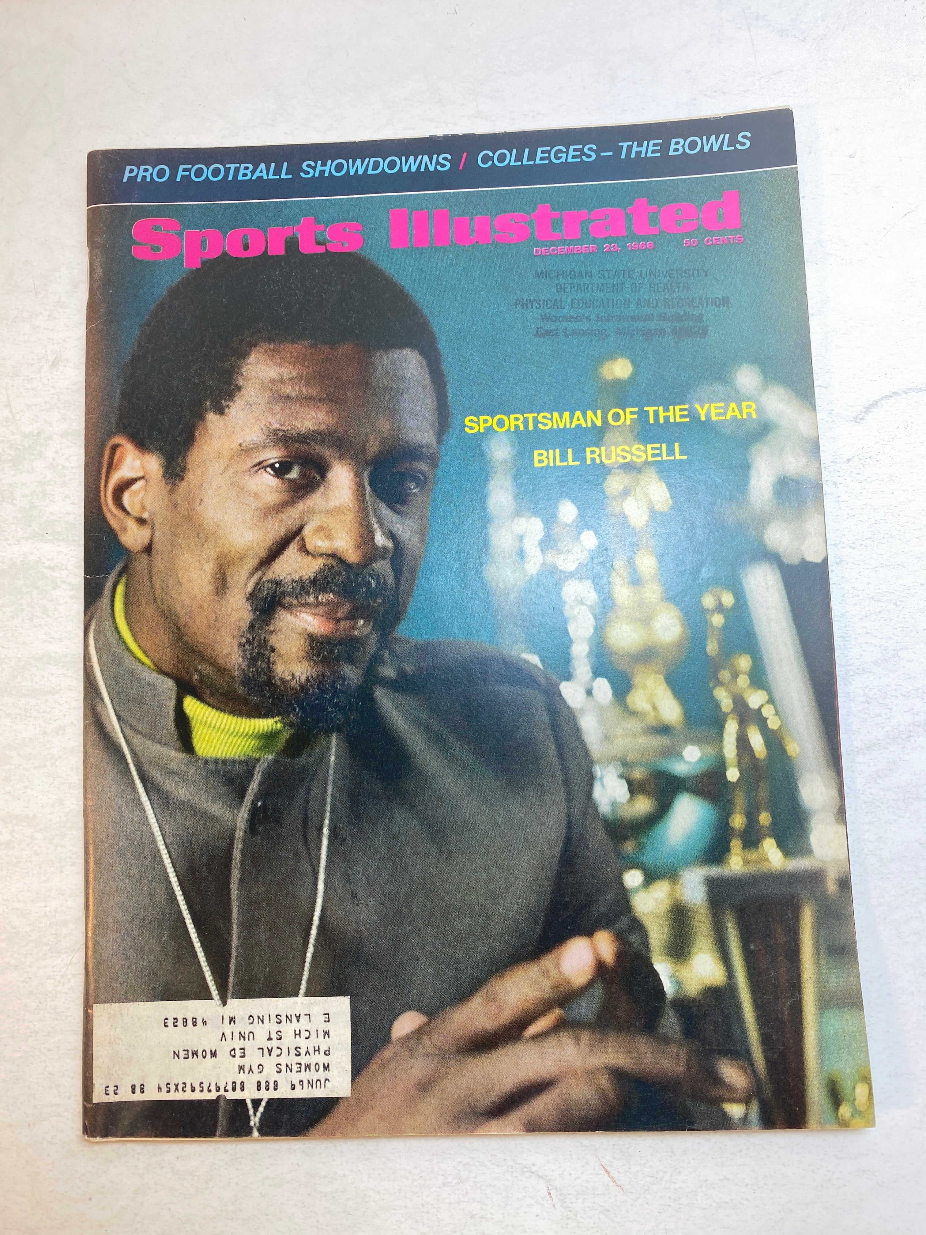 Sports Illustrated December 23 1968 Bill Russell Boston Celtics