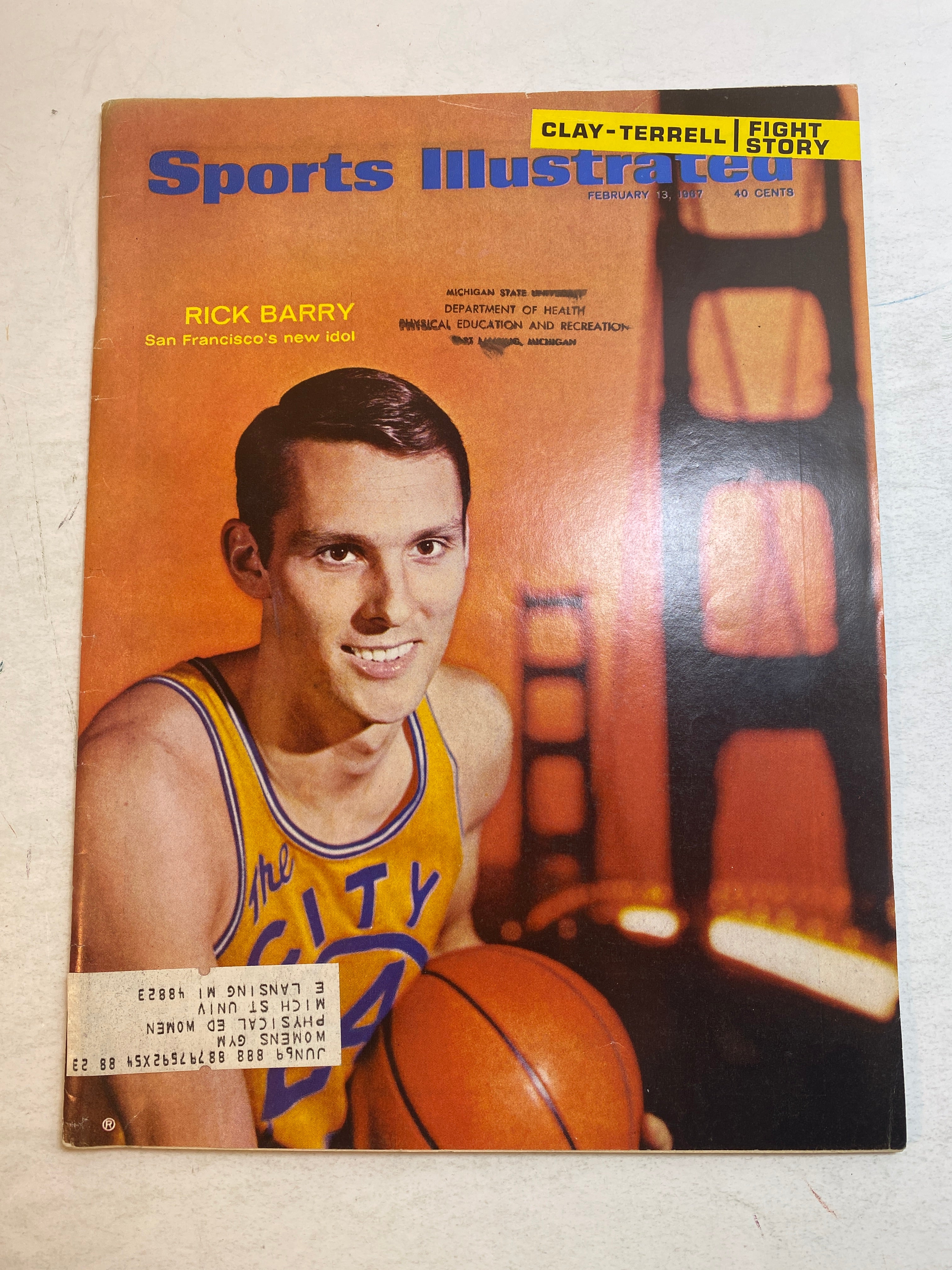 Sports Illustrated February 13 1967 Rick Barry Golden State Warriors