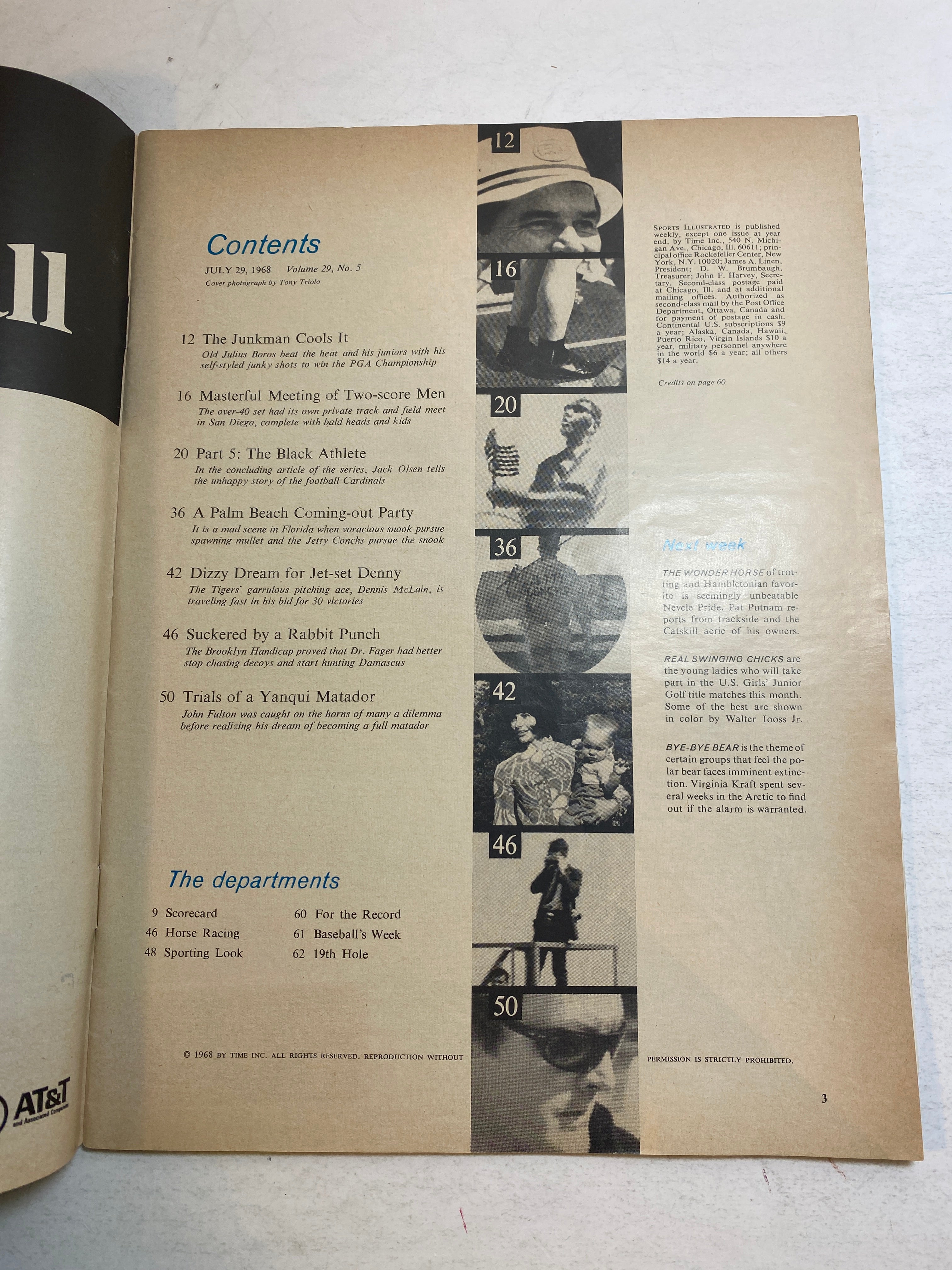 Sports Illustrated July 29 1968 Denny McLain Detroit Tigers