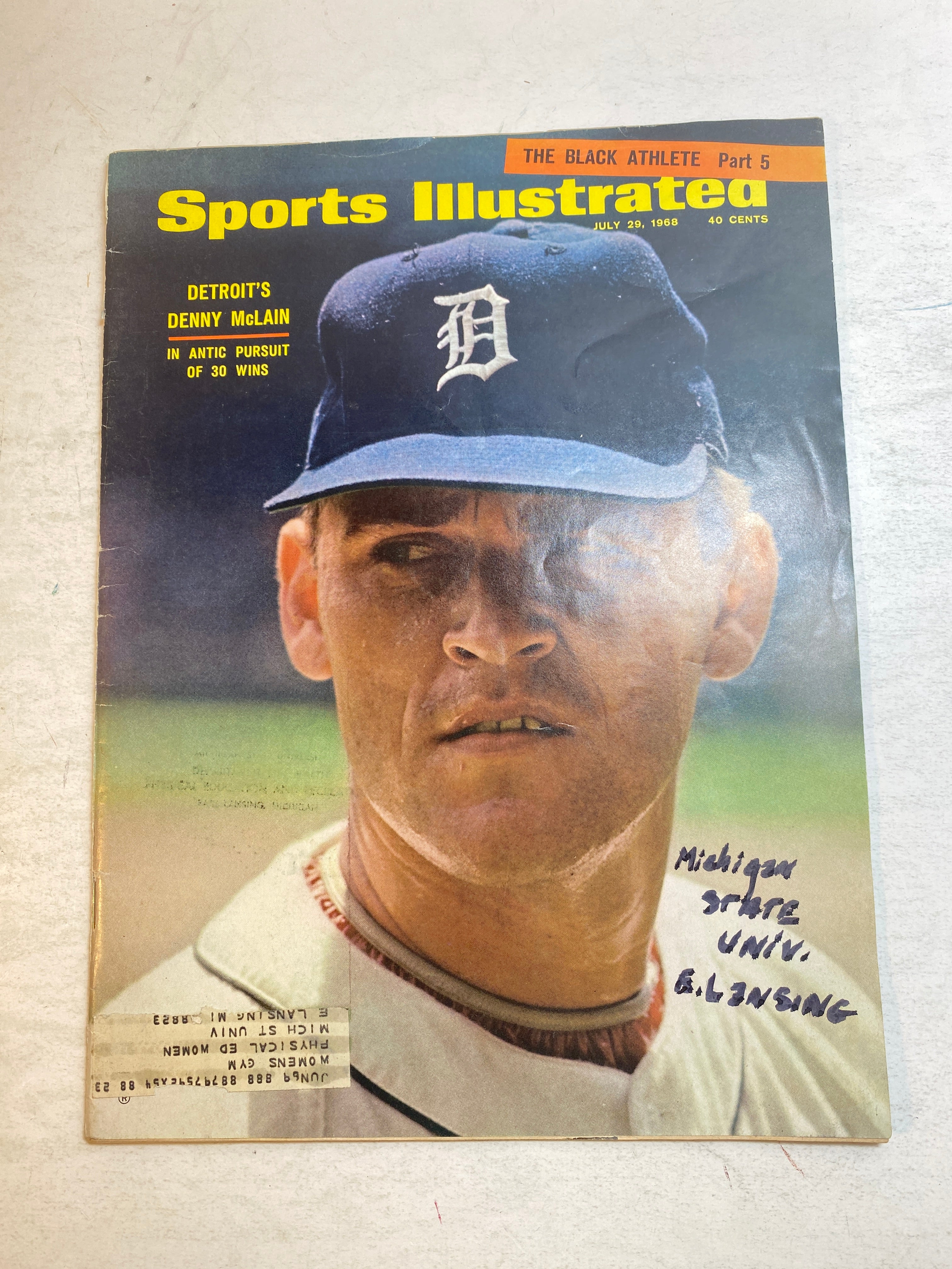 Sports Illustrated July 29 1968 Denny McLain Detroit Tigers