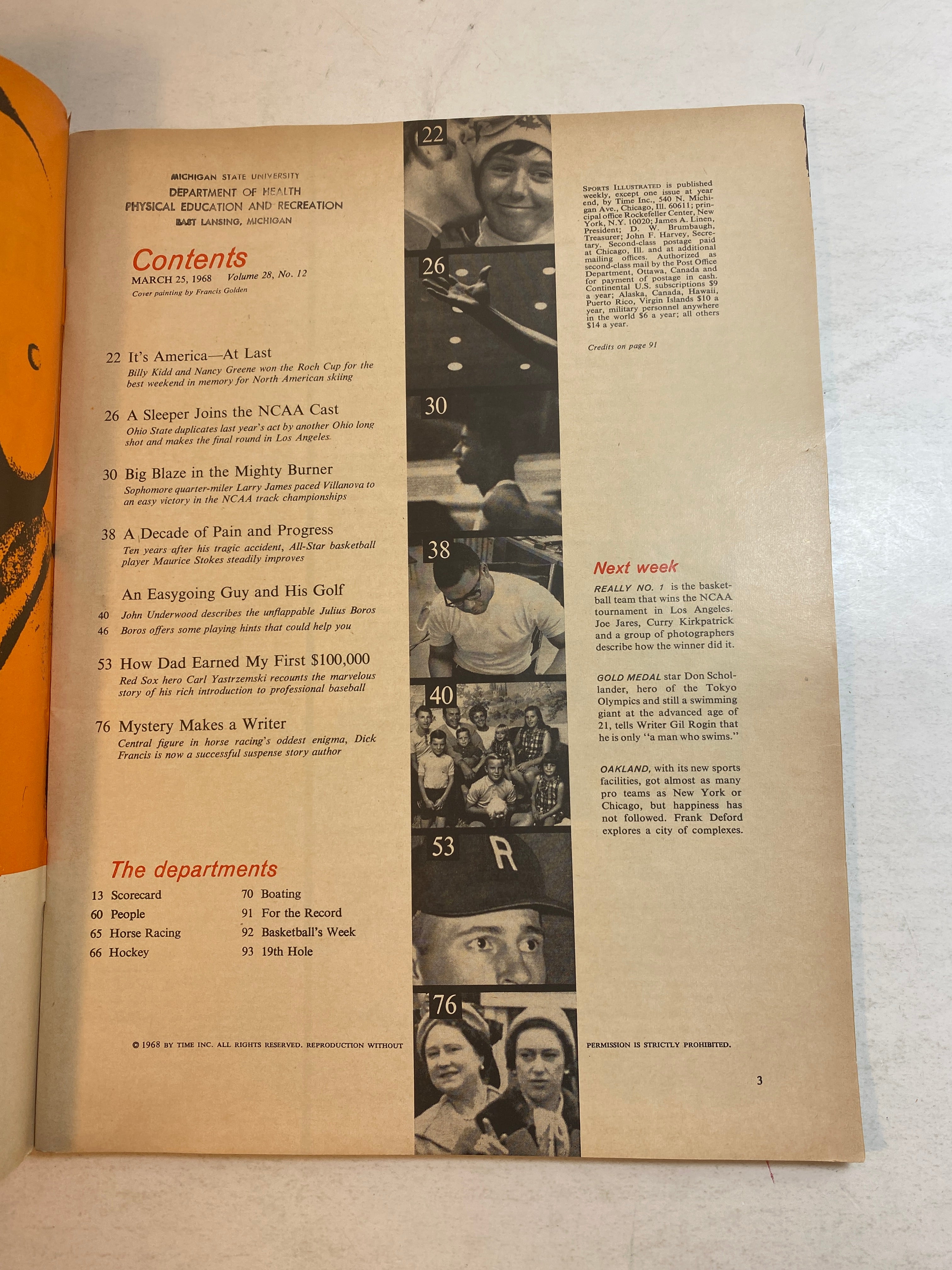 Sports Illustrated June 12 1967 Bill Casper Golf