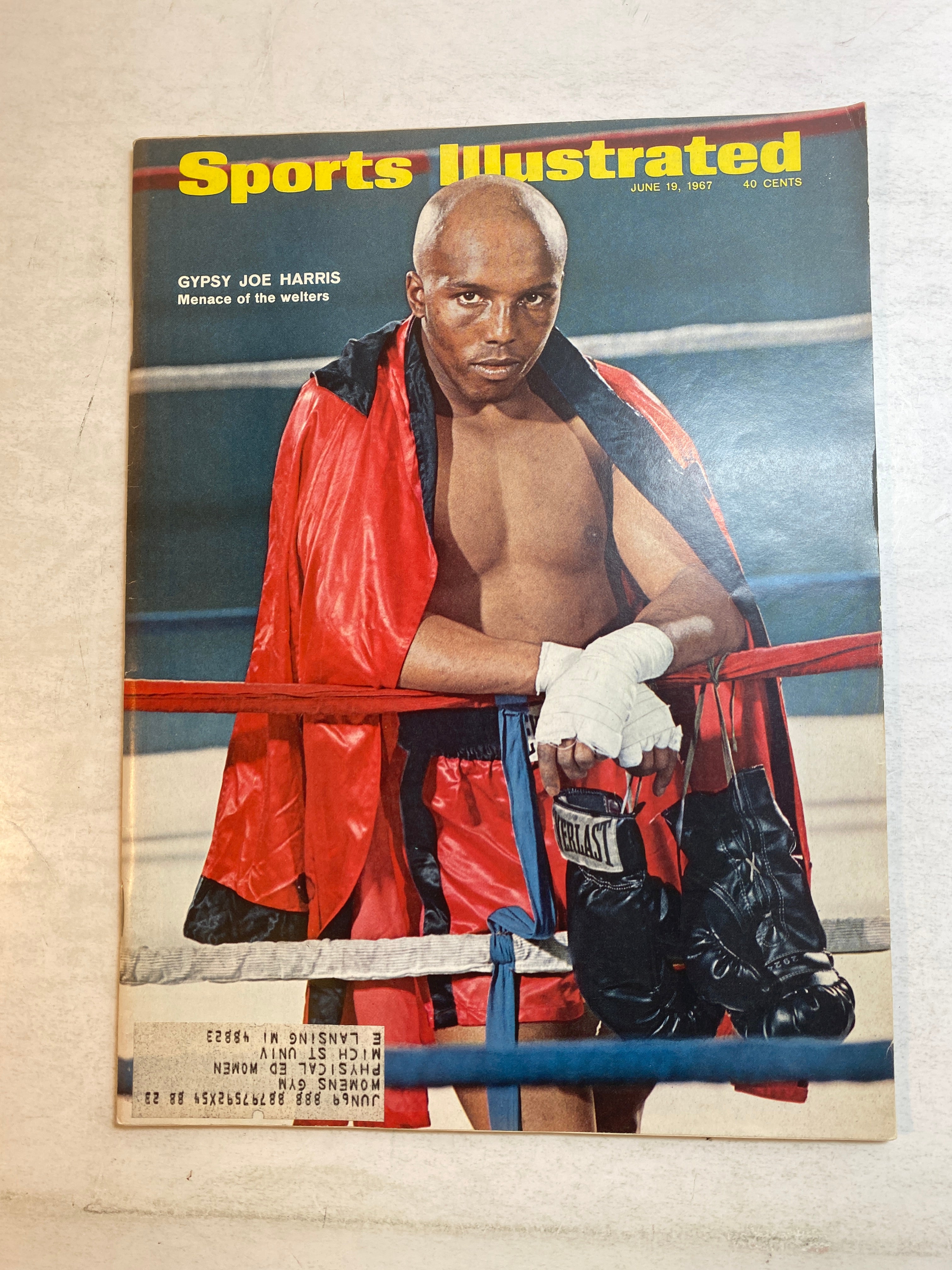 Sports Illustrated June 19 1967 "Gypsy" Joe Harris Boxing