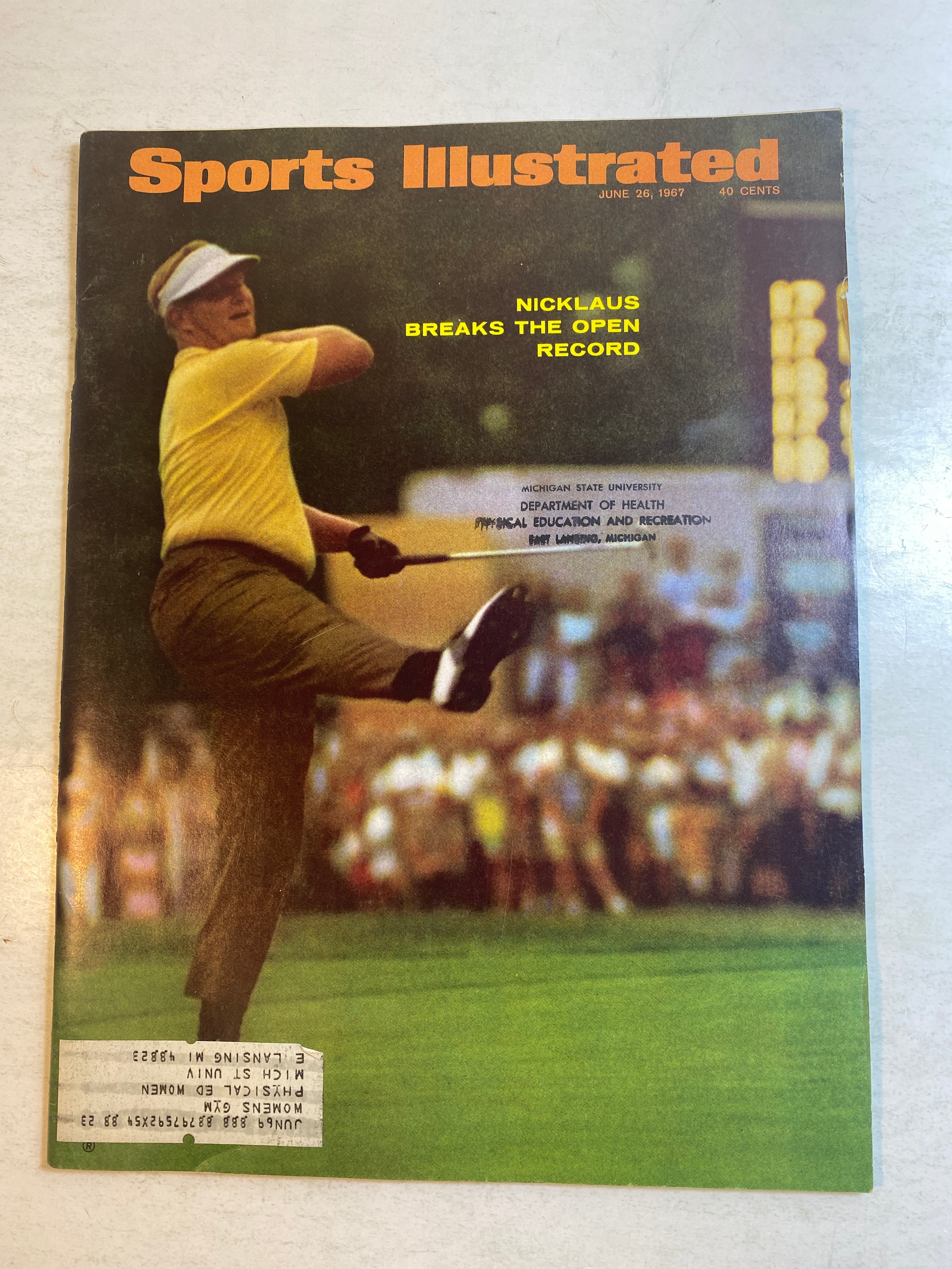 Sports Illustrated June 26, 1967 Jack Nicklaus Golf
