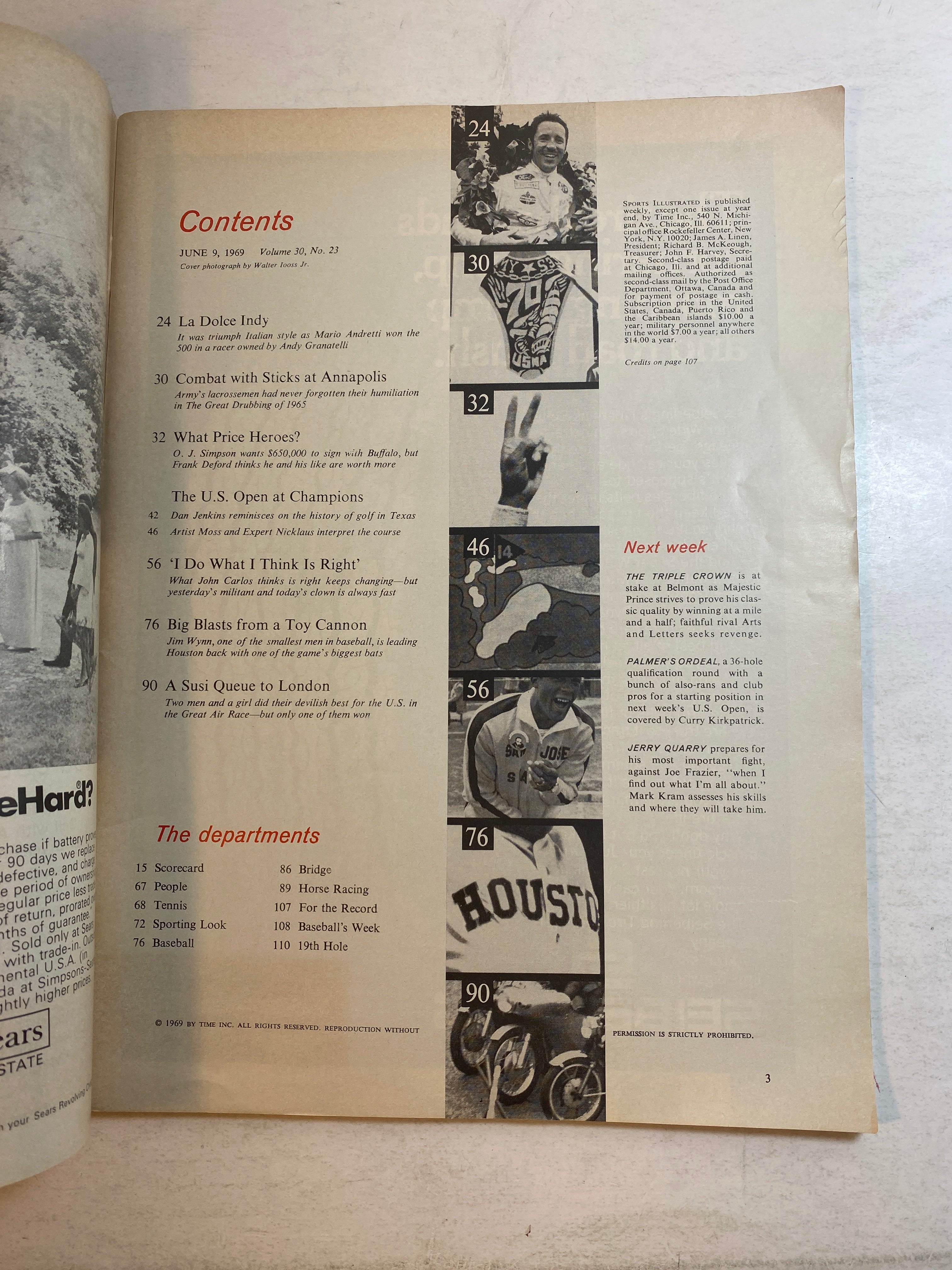 Sports Illustrated June 9 1969 Lee Trevino Golf