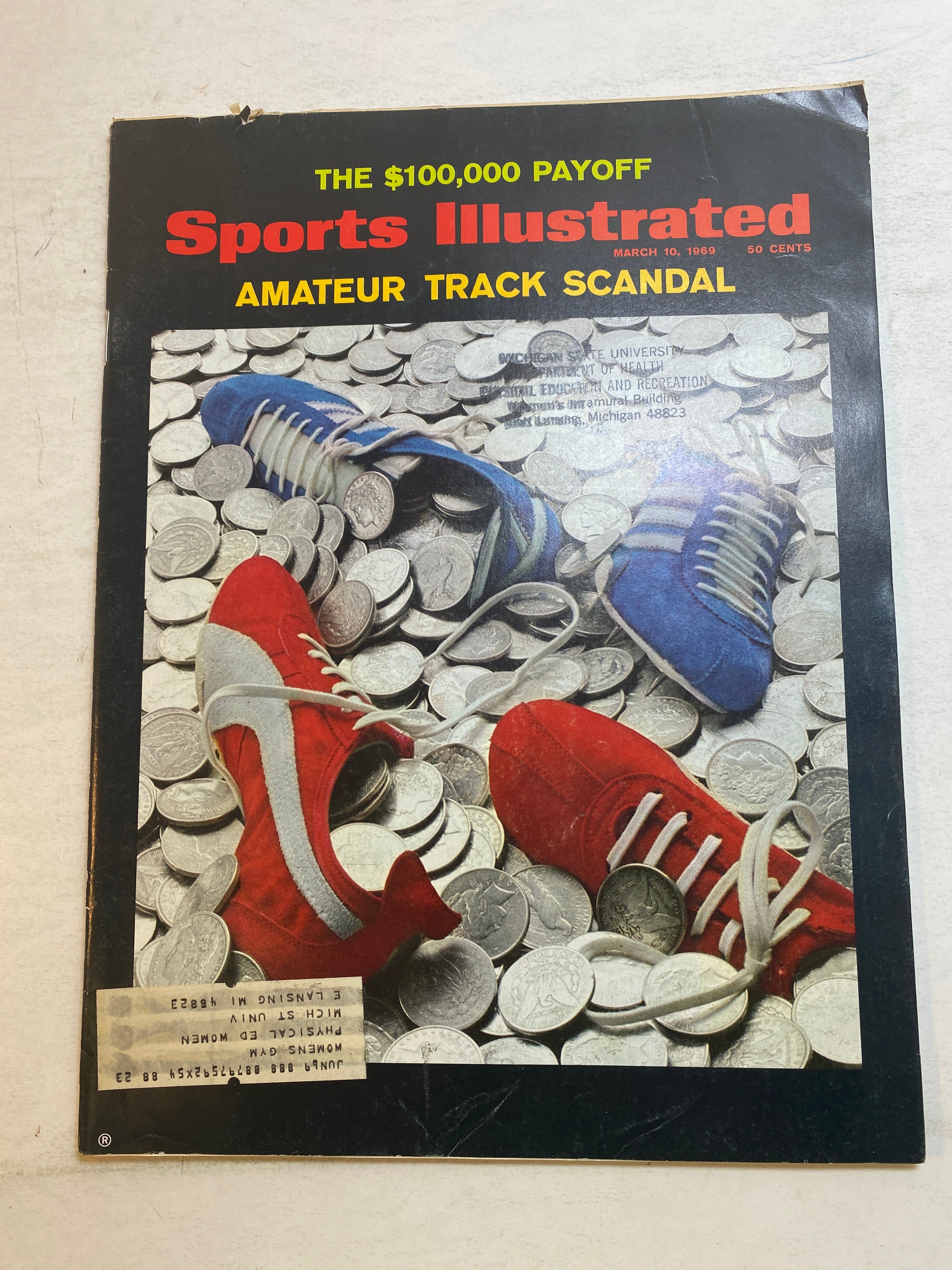 Sports Illustrated March 10, 1969 Amateur Track Scandal