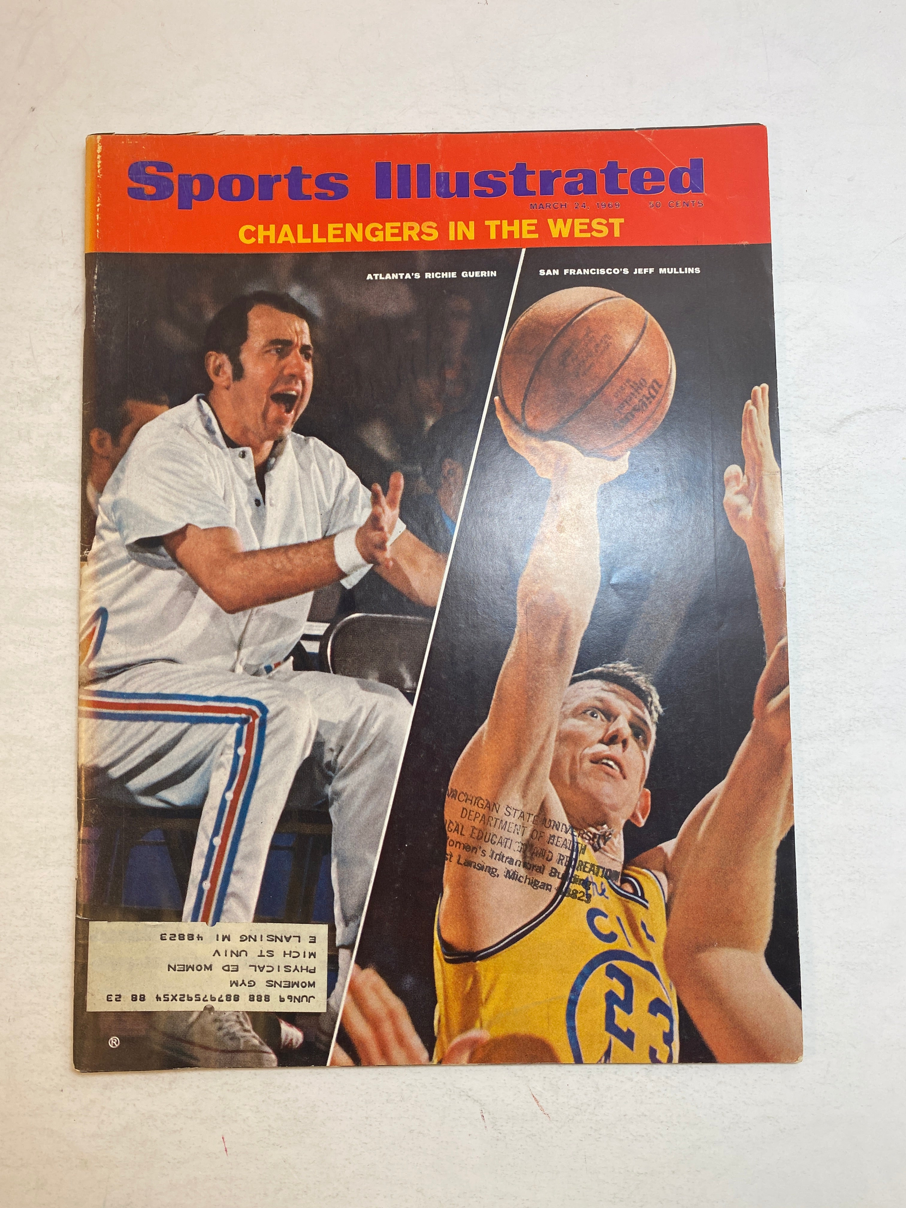 Sports Illustrated March 24 1969 NBA Richie Guerin Jeff Mullins
