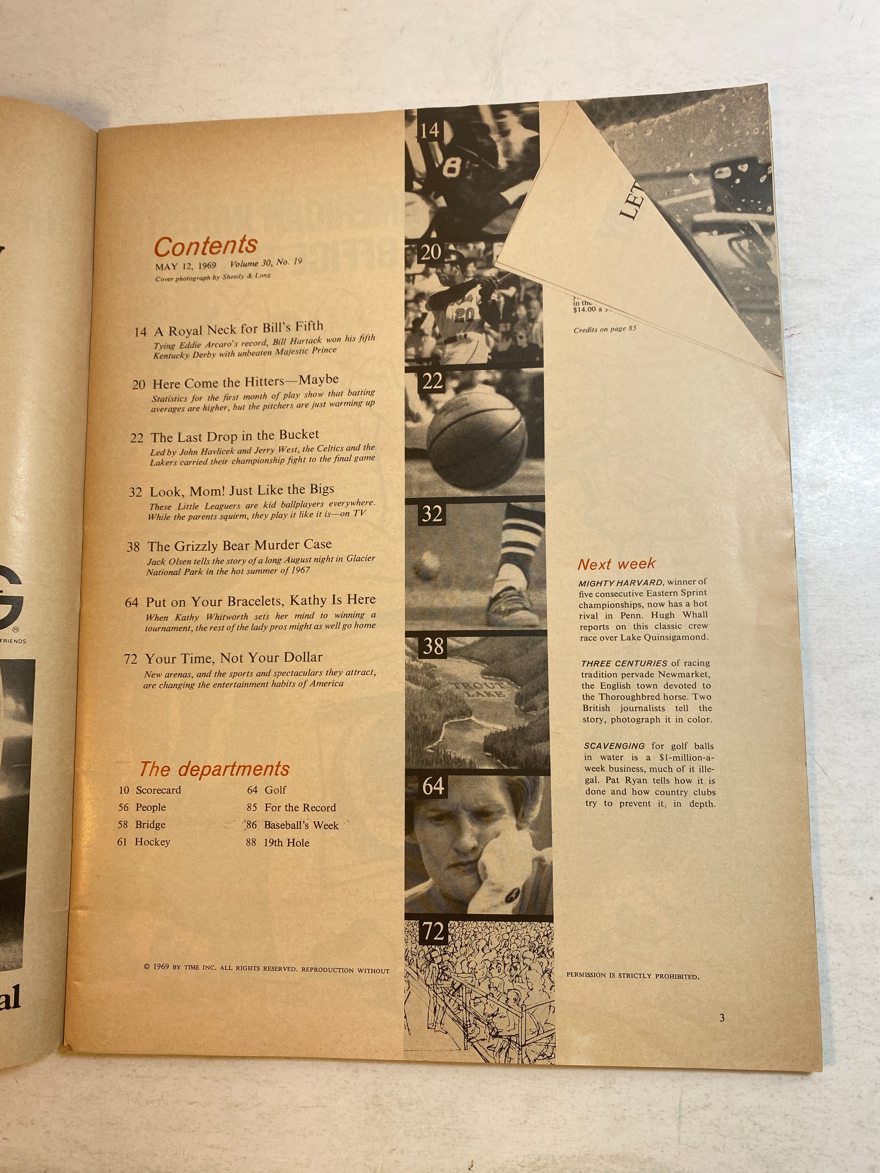 Sports Illustrated May 12 1969 John Havlicek Boston Celtics
