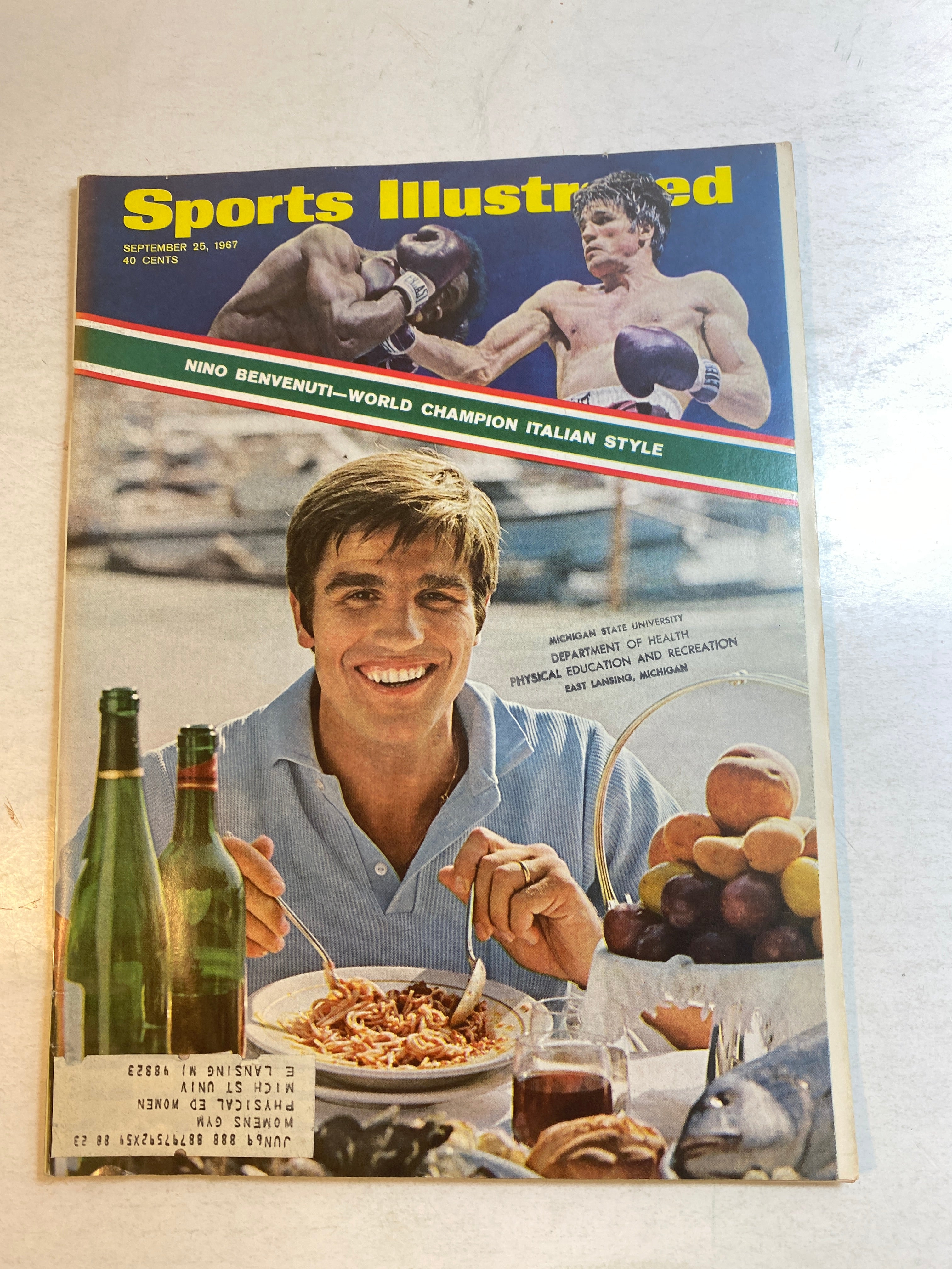 Sports Illustrated September 25 1967 Nino Benvenuti