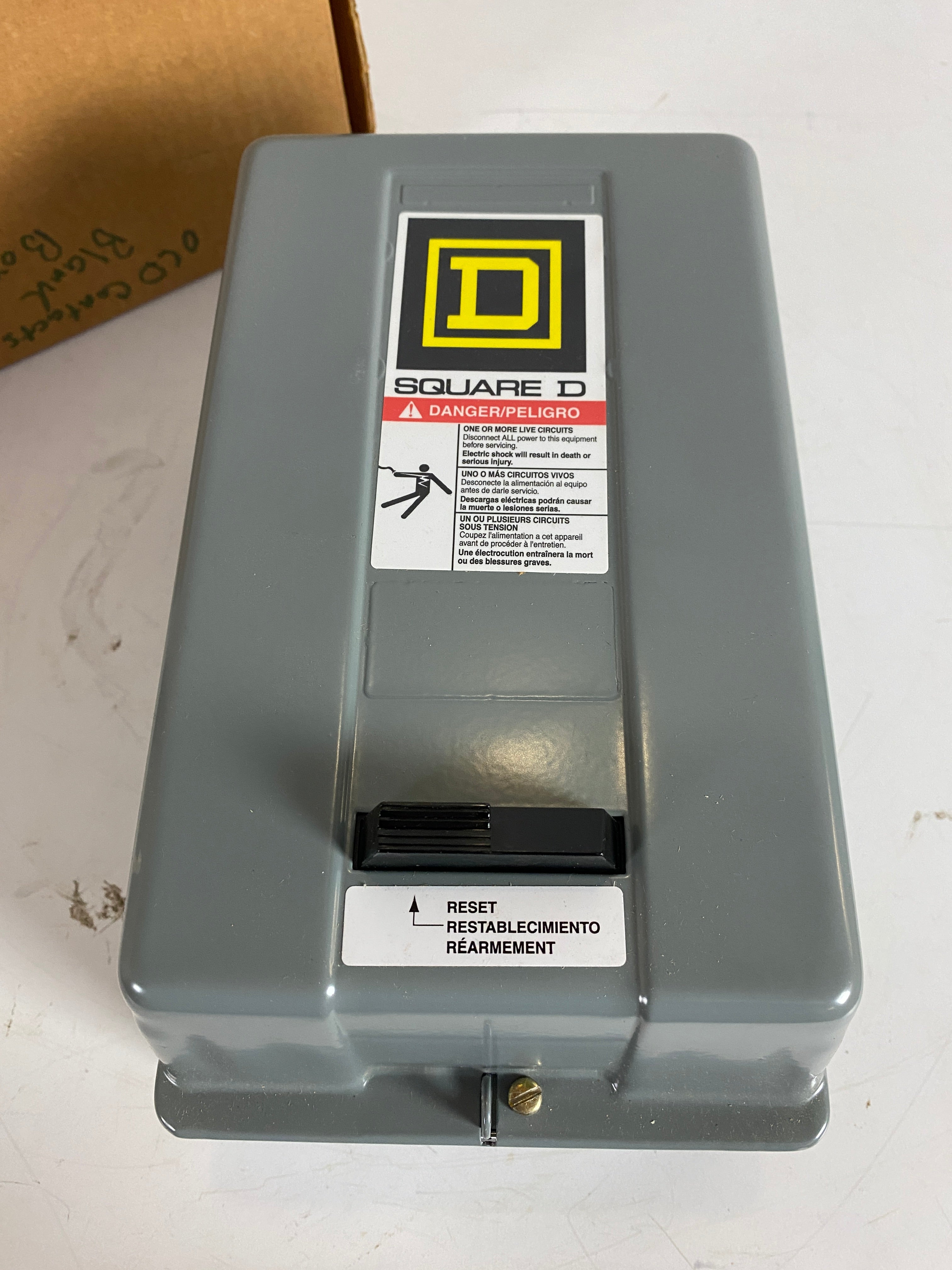 Square D Control Box Motor Starter 8536SBG2V08