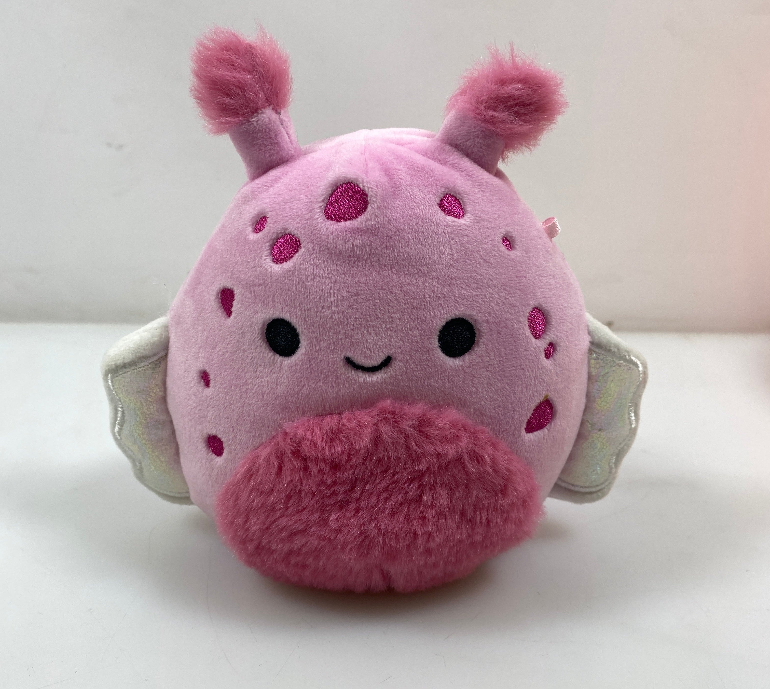 Squishmallows Pink Spotted Dragon Plush Stuffed Animal with Shimmer Wings