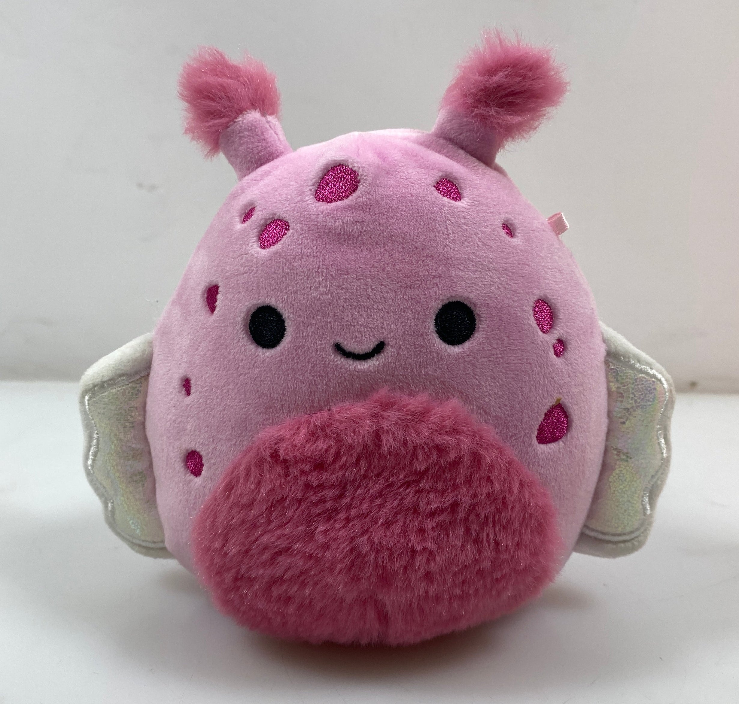 Squishmallows Pink Spotted Dragon Plush Stuffed Animal with Shimmer Wings