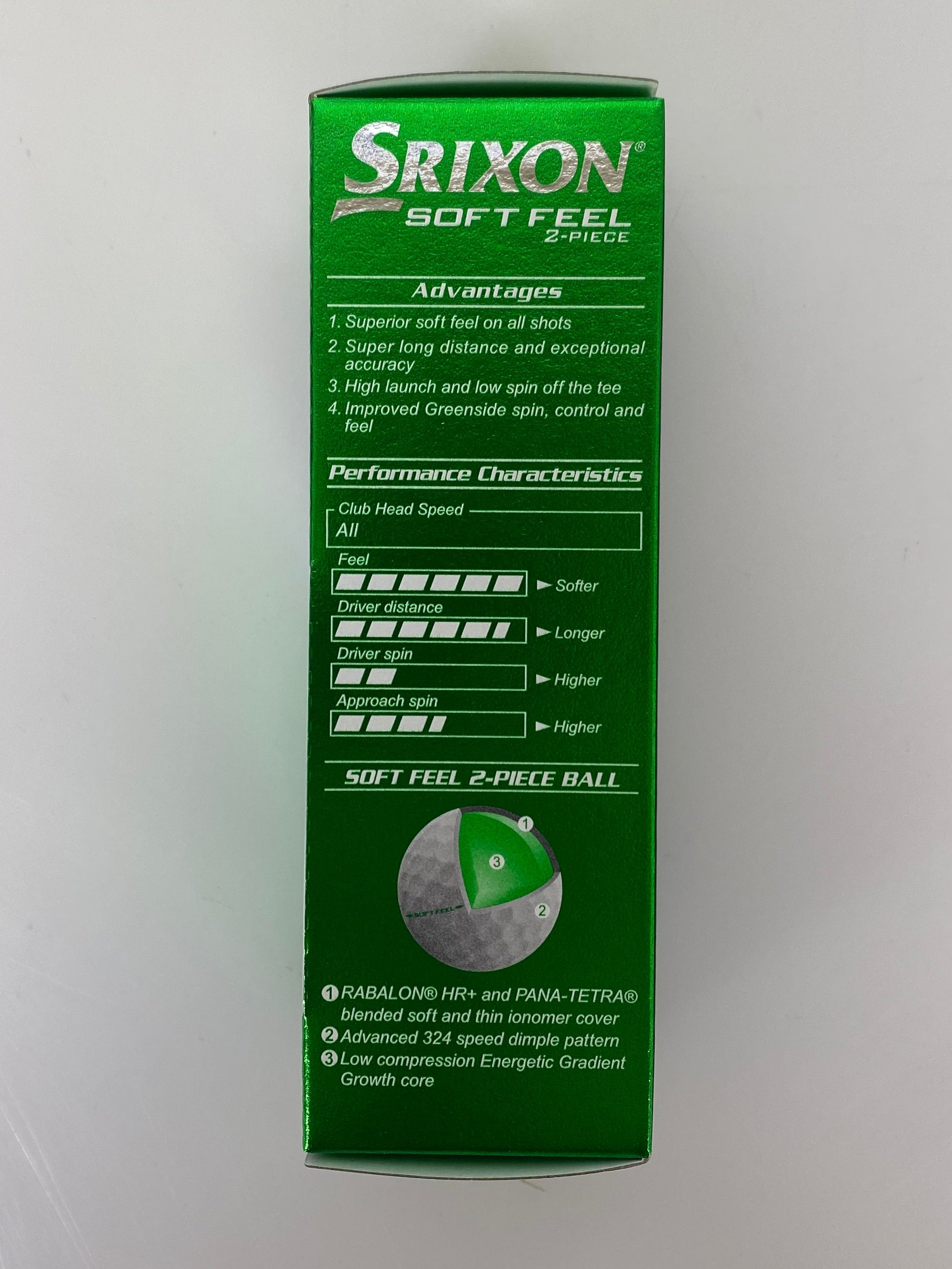 Srixon Soft Feel 3 Pack w/ College Fields Emblem