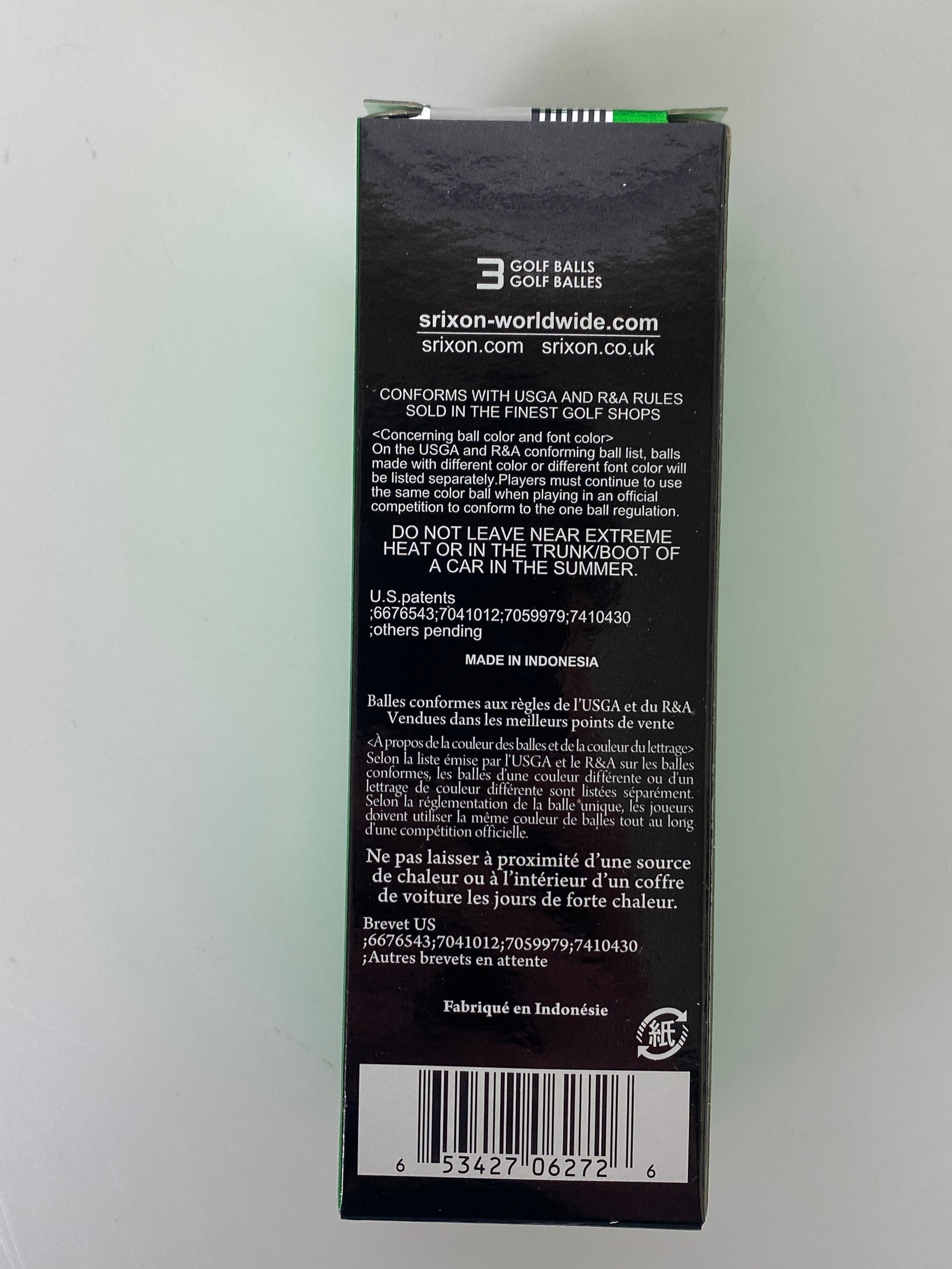 Srixon Soft Feel 3 Pack w/ College Fields Emblem